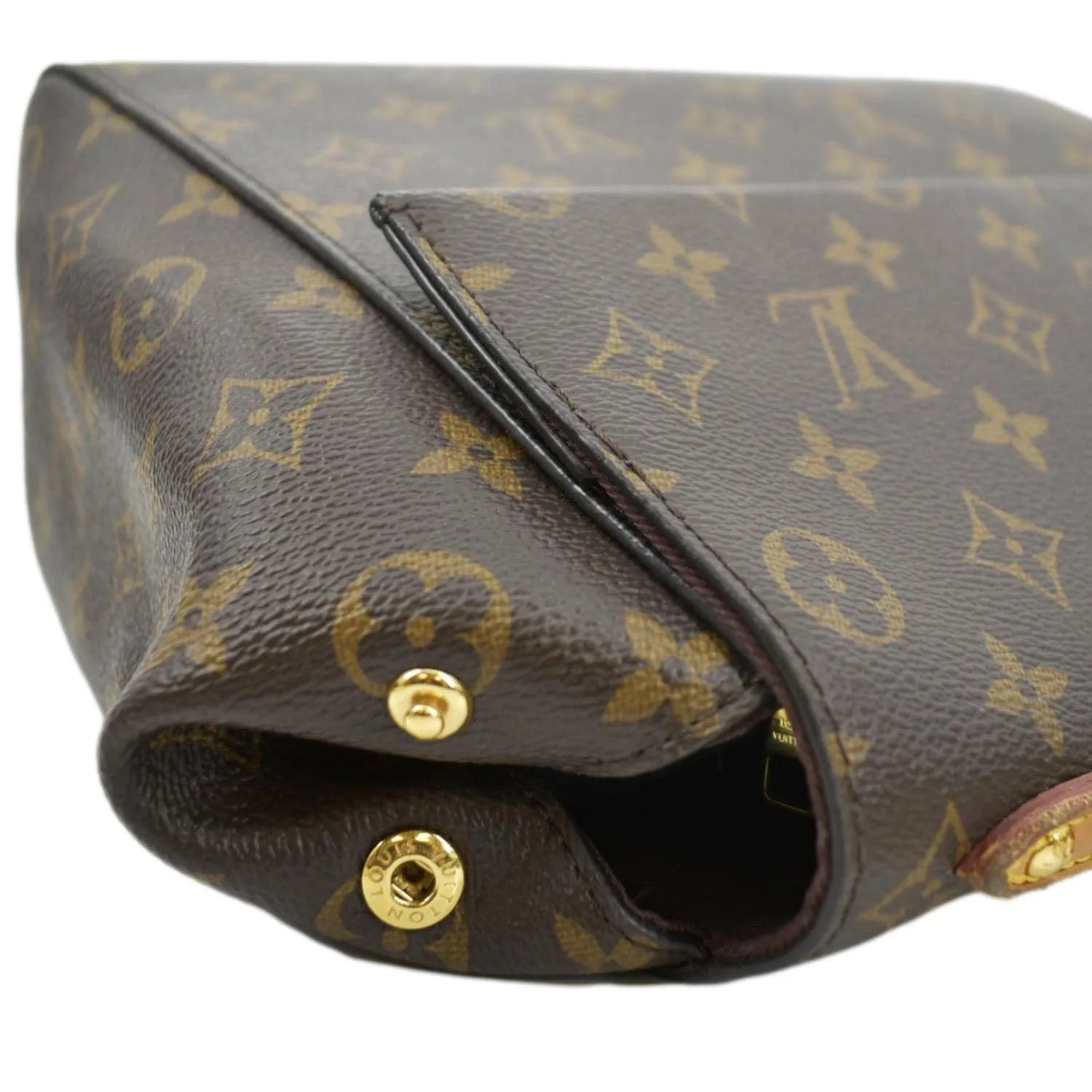 LOUIS VUITTON Cluny MM Monogram Canvas Shoulder Bag Brown