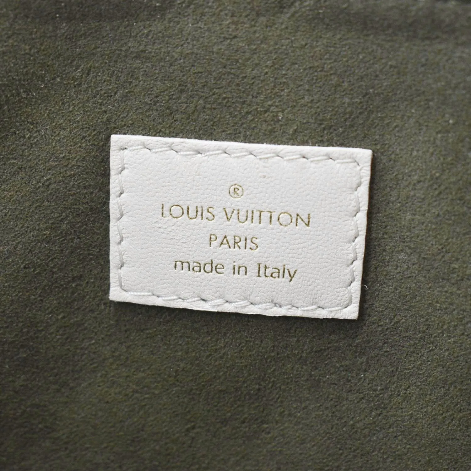 LOUIS VUITTON Coussin PM Monogram Embossed Shoulder Bag Creme