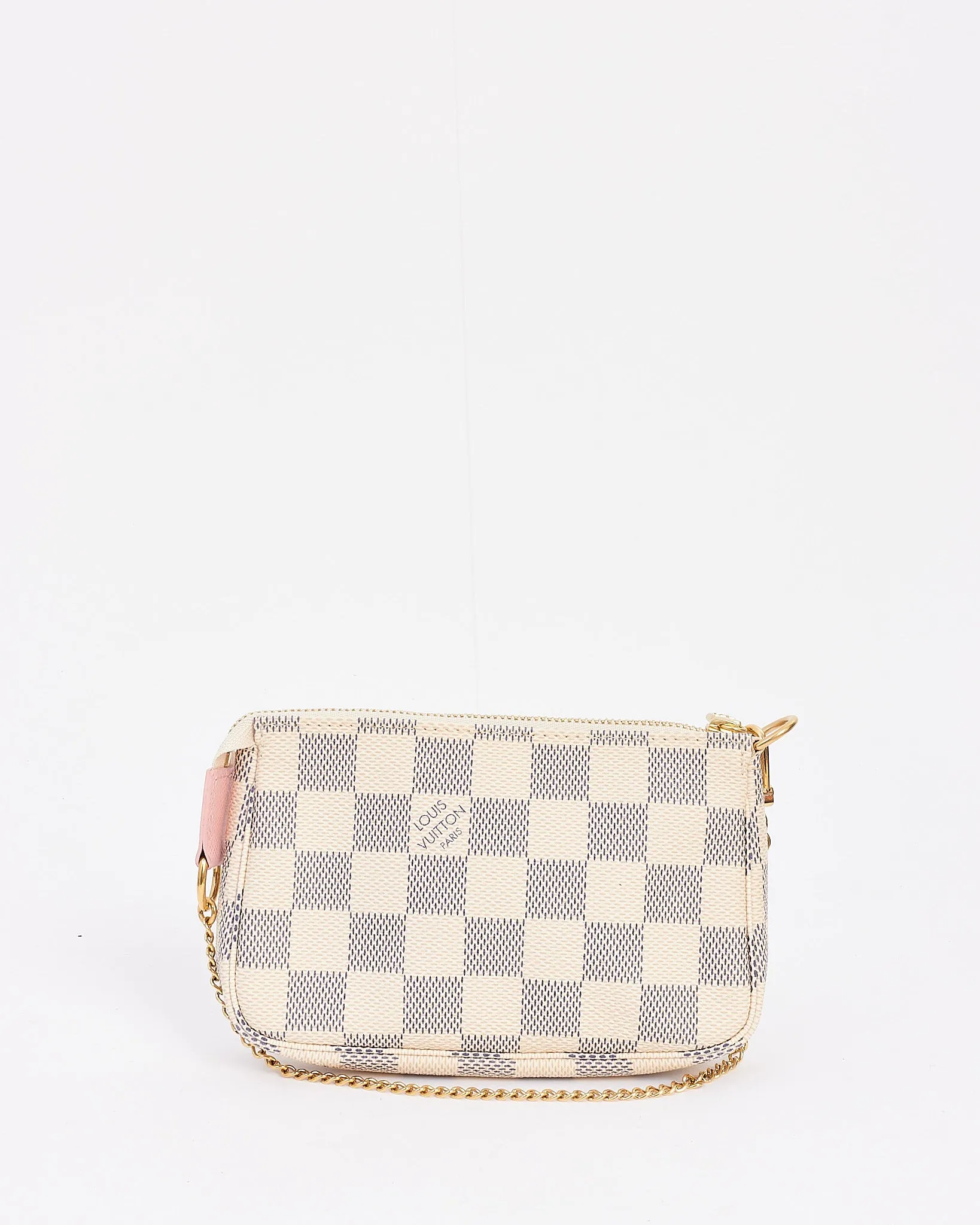 Louis Vuitton Damier Azur Canvas Christmas Birds Animation Mini Pochette Accessoire
