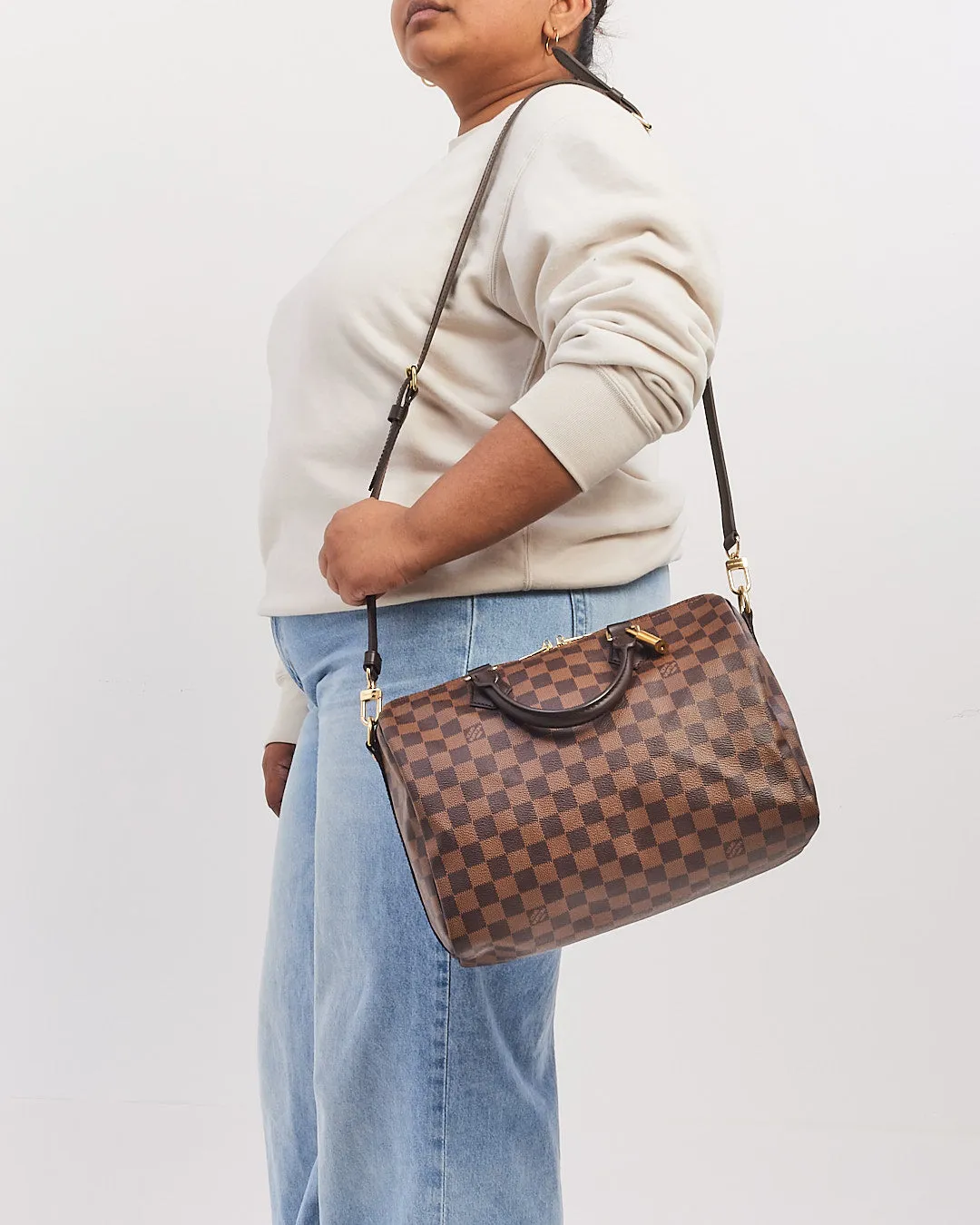 Louis Vuitton Damier Ebene Canvas Speedy Bandoulière 30