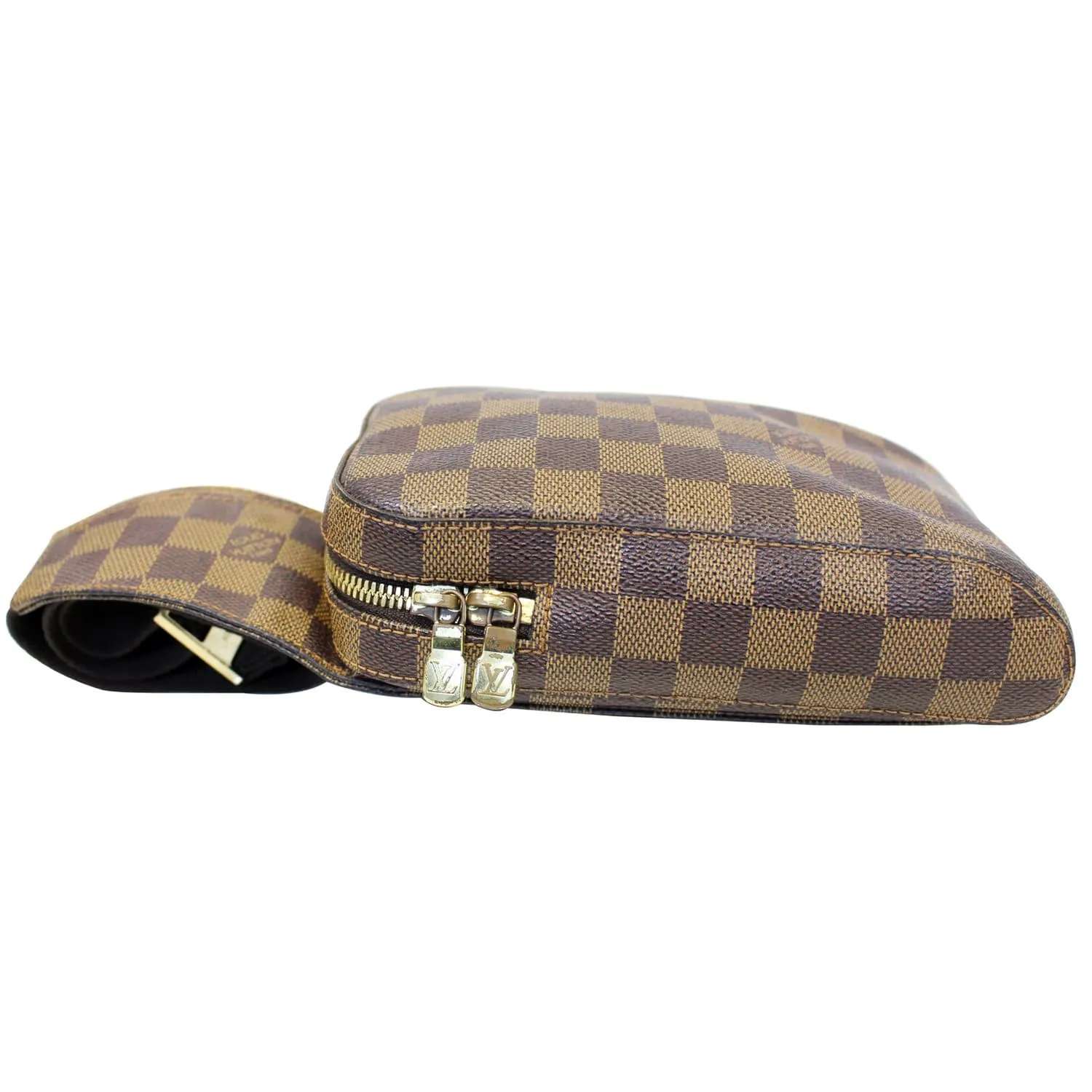 LOUIS VUITTON Damier Ebene Geronimos Brown Hip Bag - 20% OFF