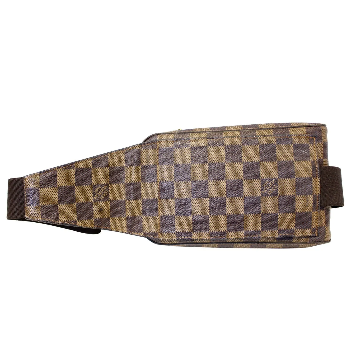 LOUIS VUITTON Damier Ebene Geronimos Brown Hip Bag - 20% OFF