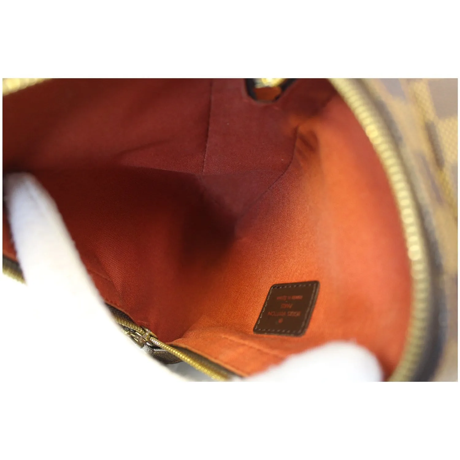 LOUIS VUITTON Damier Ebene Geronimos Brown Hip Bag - 20% OFF