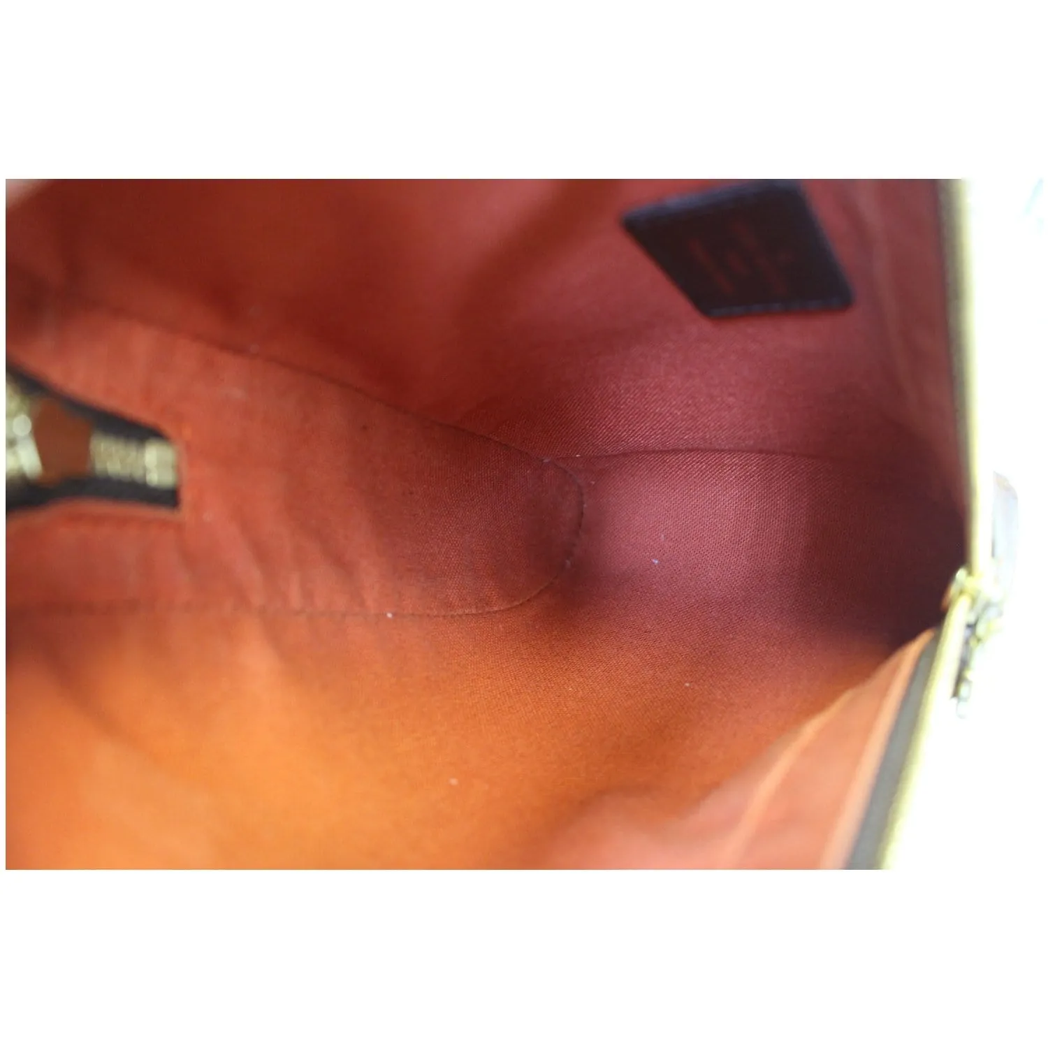 LOUIS VUITTON Damier Ebene Geronimos Brown Hip Bag