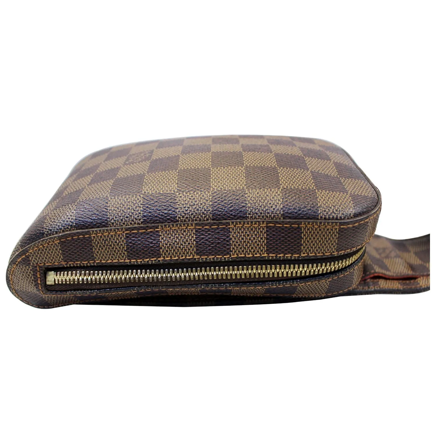 LOUIS VUITTON Damier Ebene Geronimos Brown Hip Bag