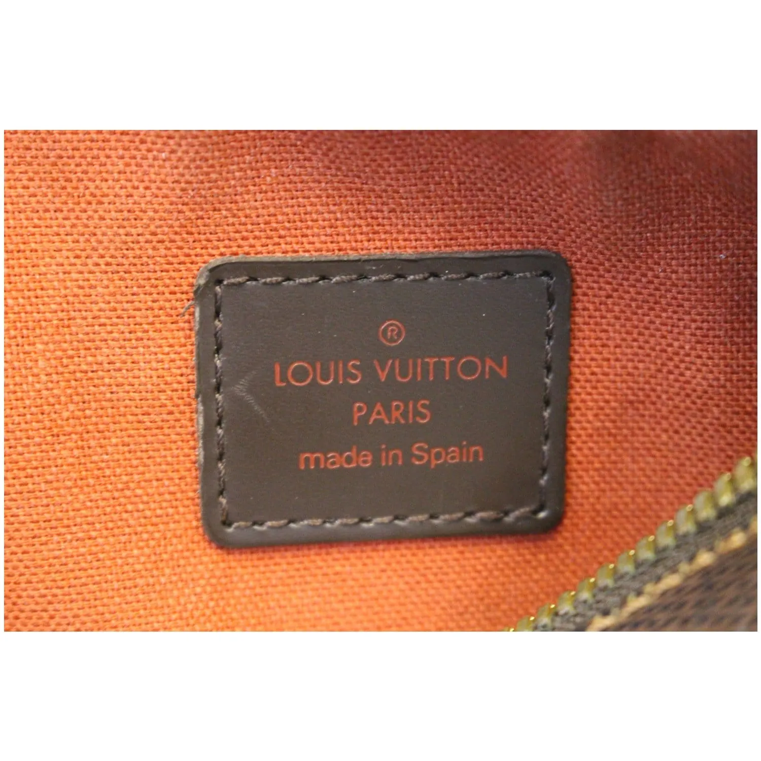 LOUIS VUITTON Damier Ebene Geronimos Brown Hip Bag