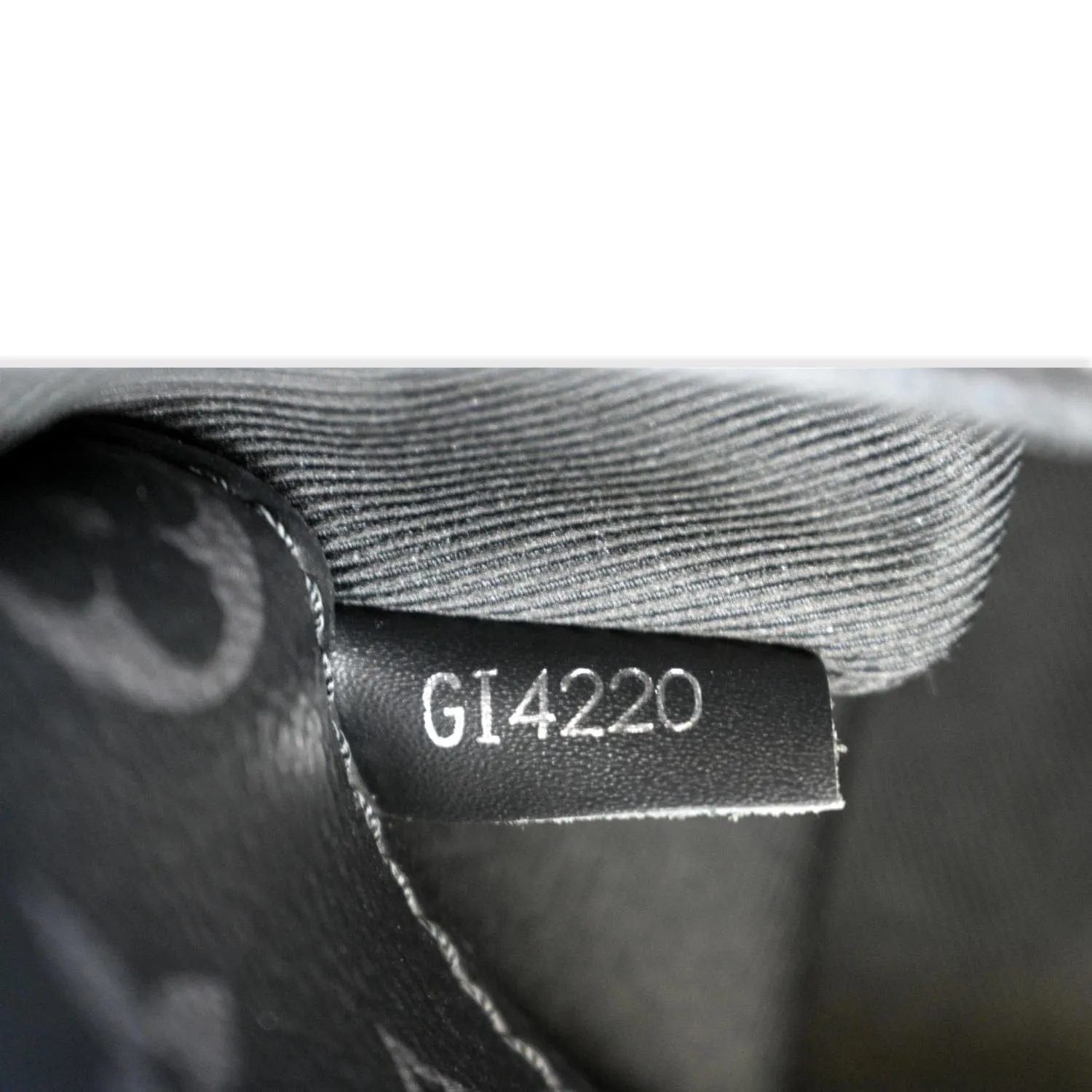 LOUIS VUITTON District PM Monogram Eclipse Messenger Bag Black