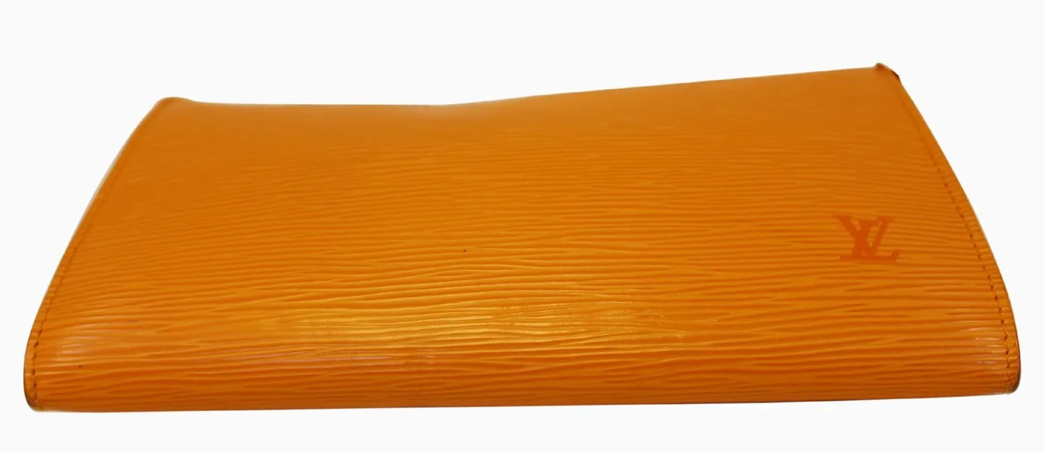 LOUIS VUITTON Epi Pochette Accessoires Long Shoulder Strap Orange