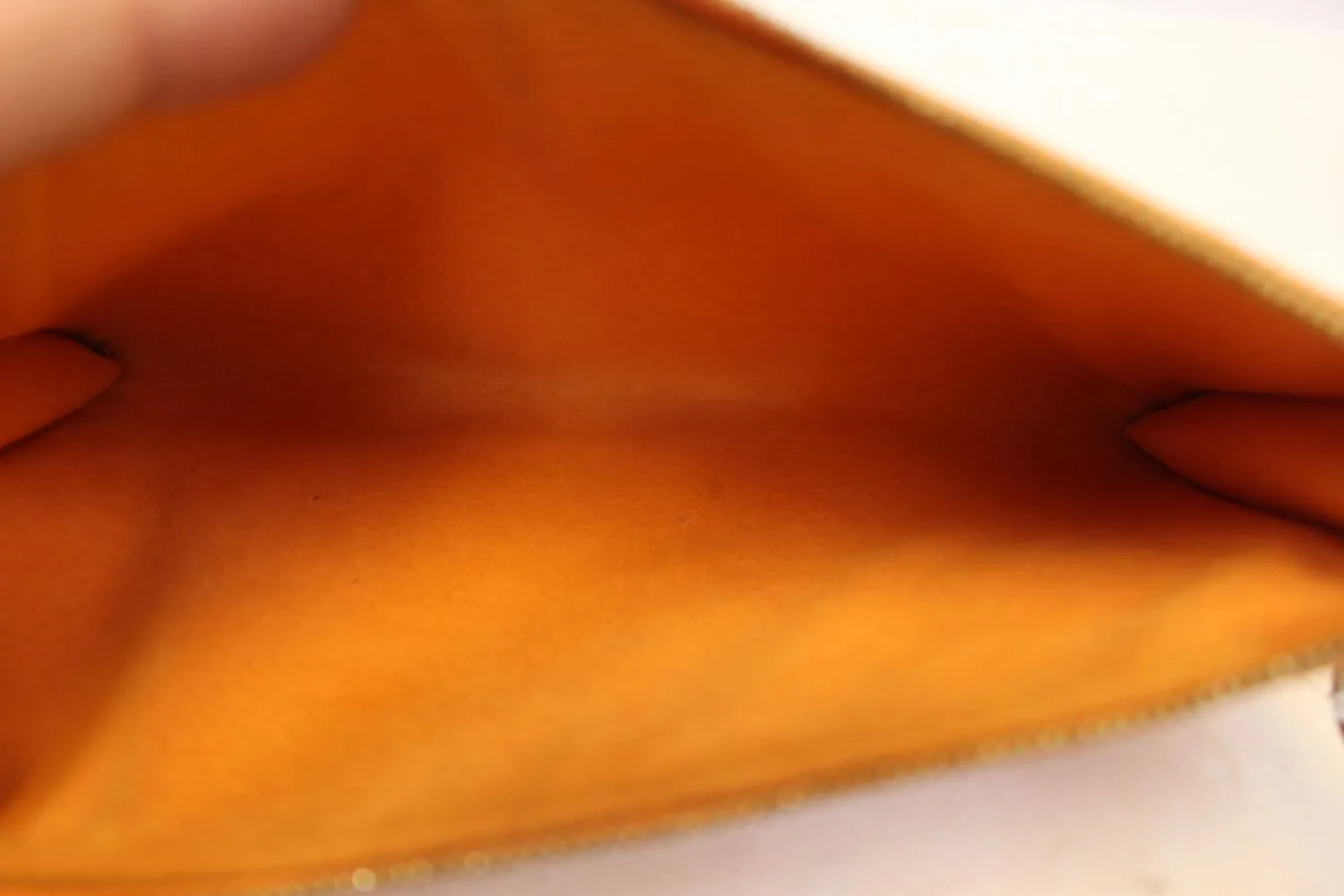 LOUIS VUITTON Epi Pochette Accessoires Long Shoulder Strap Orange
