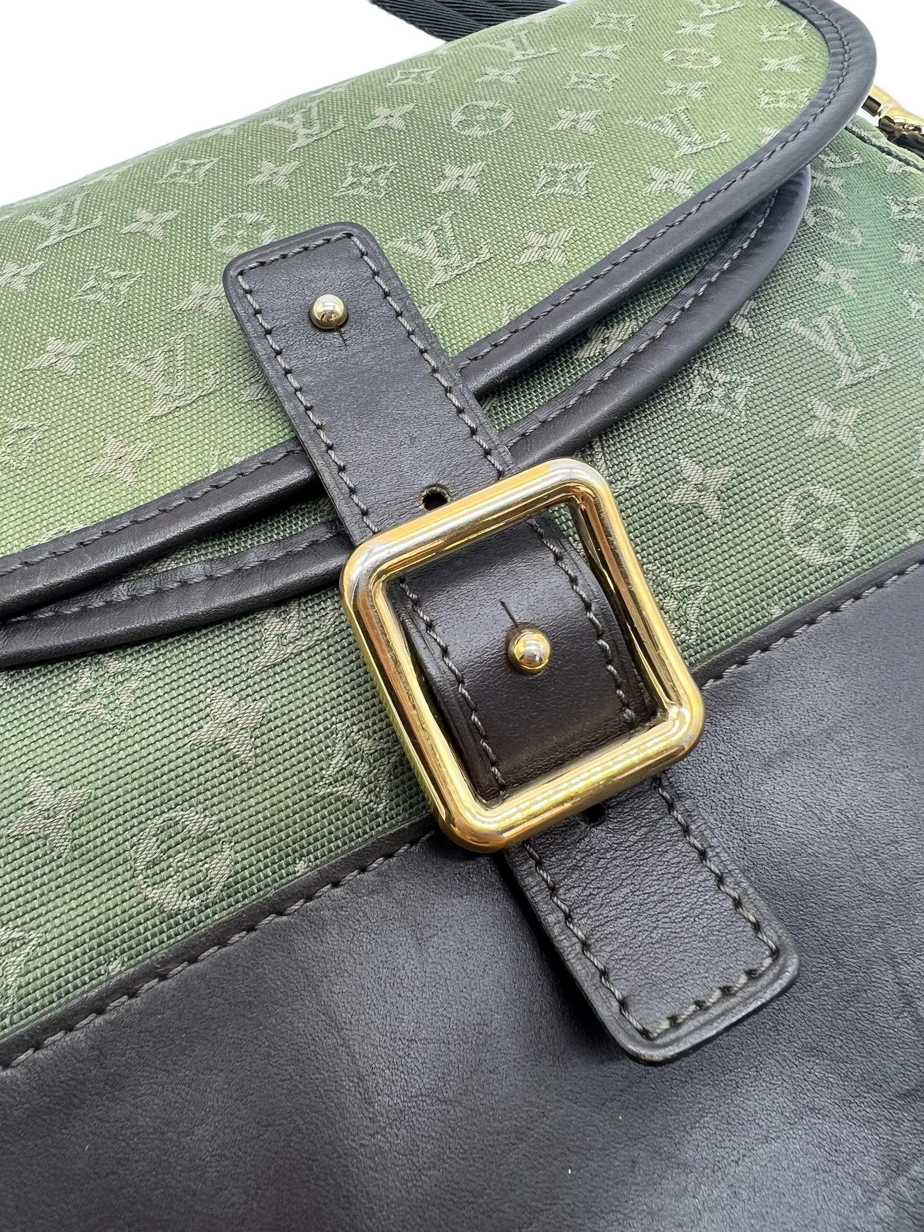 Louis Vuitton Green Monogram Canvas Mini Lin Belanger Messenger