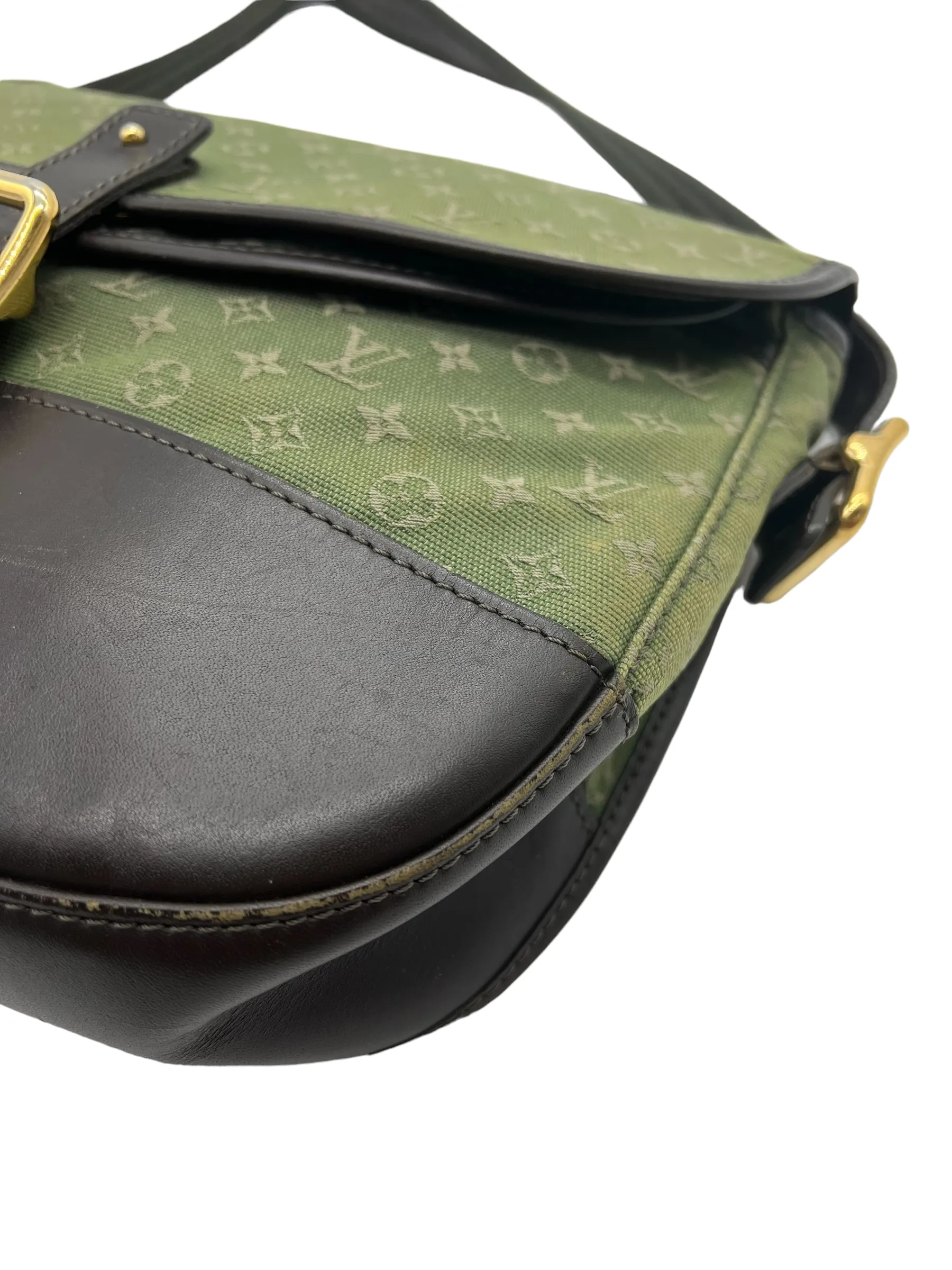 Louis Vuitton Green Monogram Canvas Mini Lin Belanger Messenger
