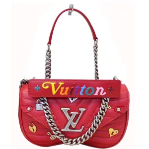 LOUIS VUITTON Love Lock New Wave PM Chain Shoulder Bag