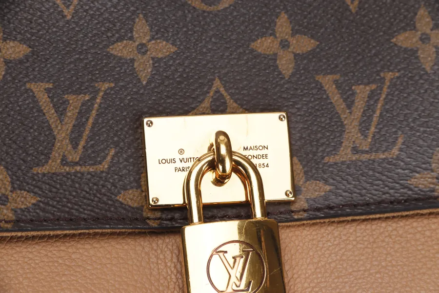 LOUIS VUITTON MARIGNAN MESSENGER BAG (AR2108) MONOGRAM CANVAS GOLD HARDWARE, WITH STRAP, NO DUST COVER