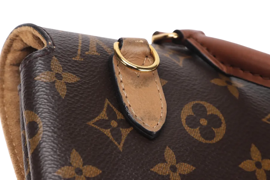 LOUIS VUITTON MARIGNAN MESSENGER BAG (AR2108) MONOGRAM CANVAS GOLD HARDWARE, WITH STRAP, NO DUST COVER