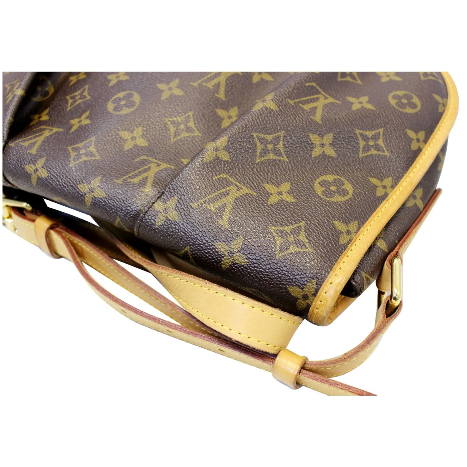 LOUIS VUITTON Menilmontant MM Monogram Canvas Crossbody Bag