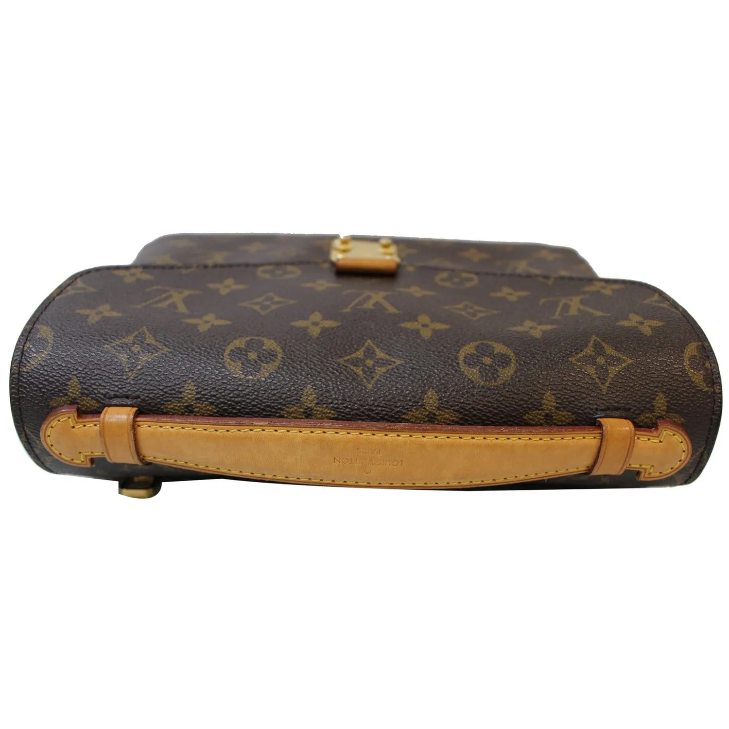 LOUIS VUITTON Metis Pochette Monogram Canvas Crossbody Bag Brown