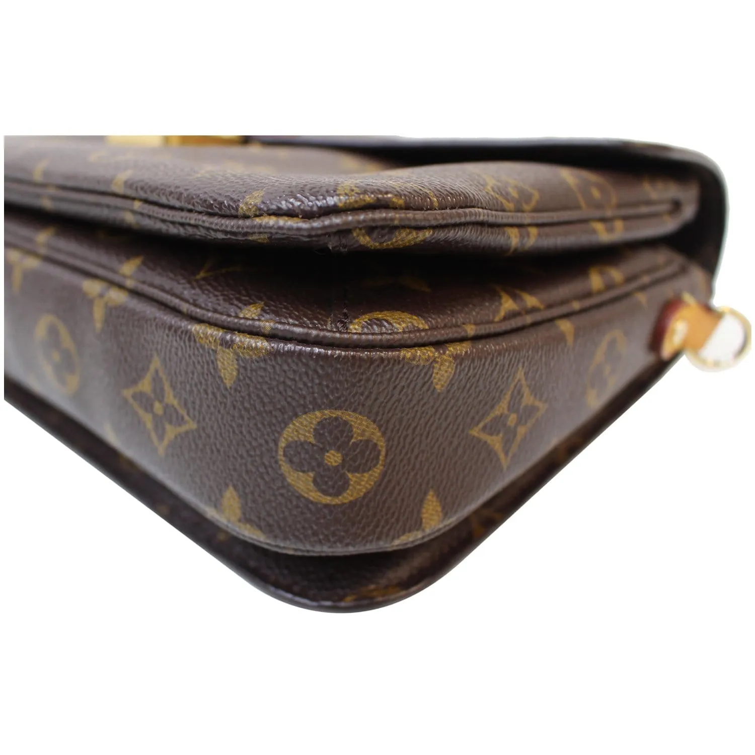 LOUIS VUITTON Metis Pochette Monogram Canvas Crossbody Bag Brown