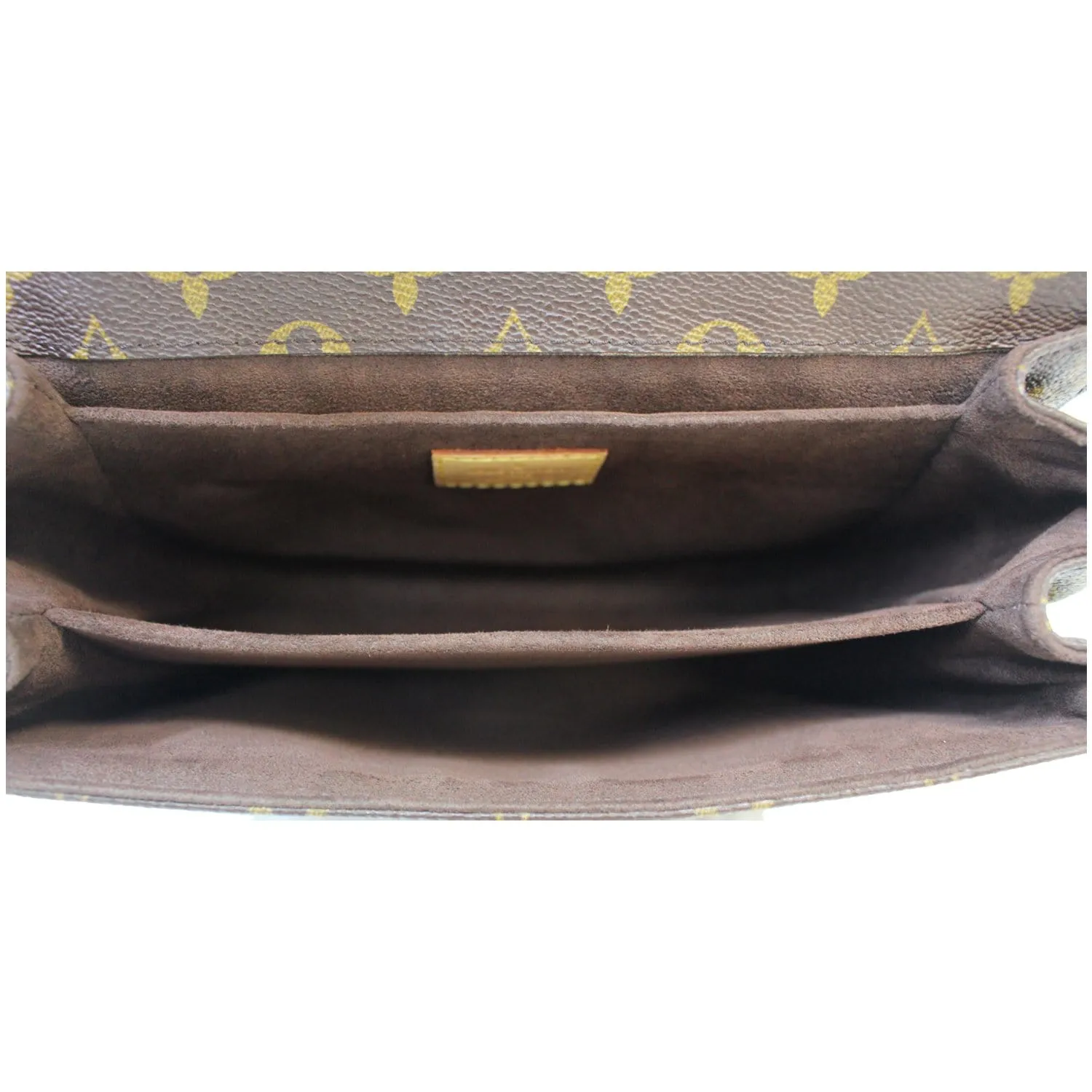LOUIS VUITTON Metis Pochette Monogram Canvas Crossbody Bag Brown