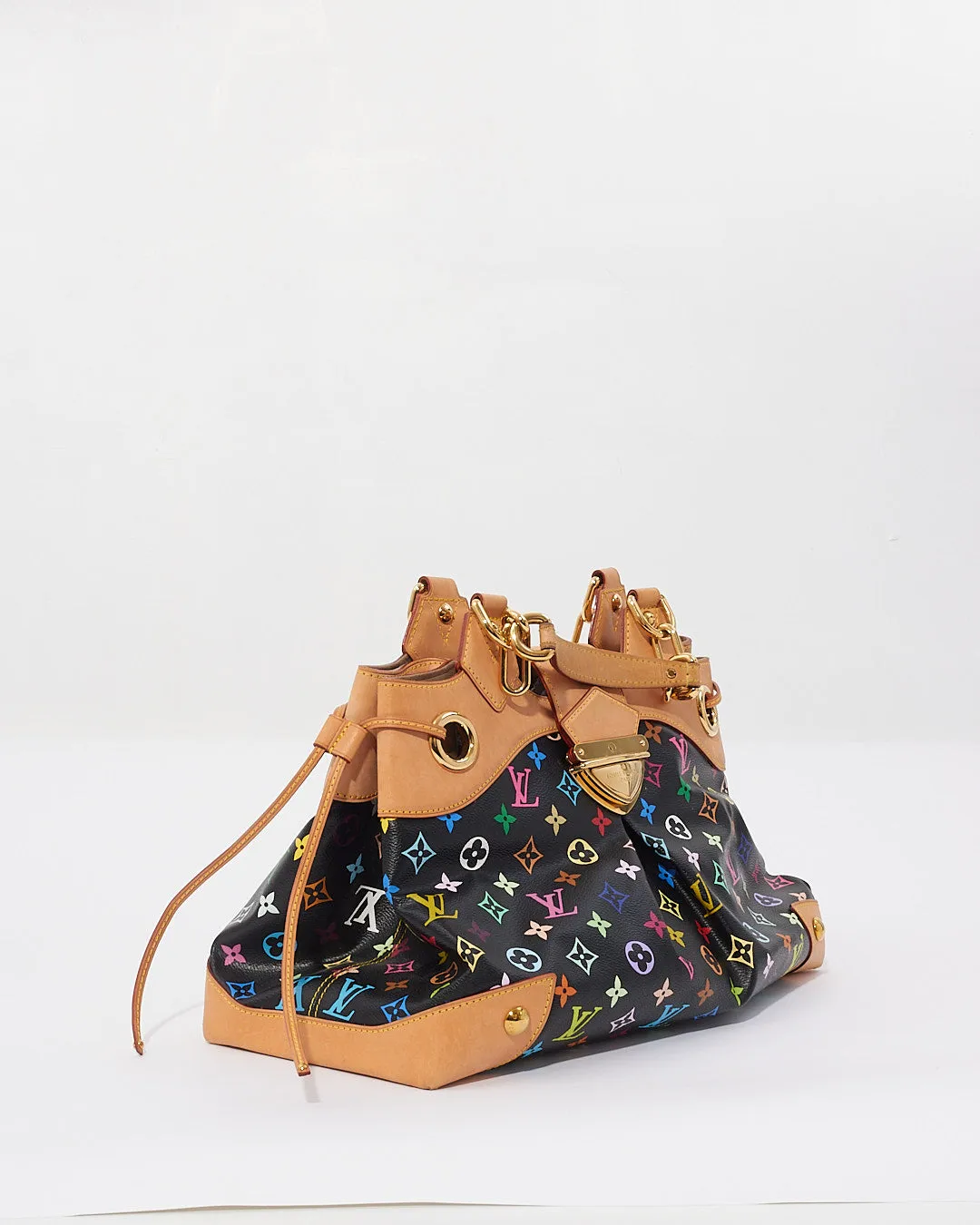 Louis Vuitton Monogram Black Multi Colour Ursula Shoulder Bag