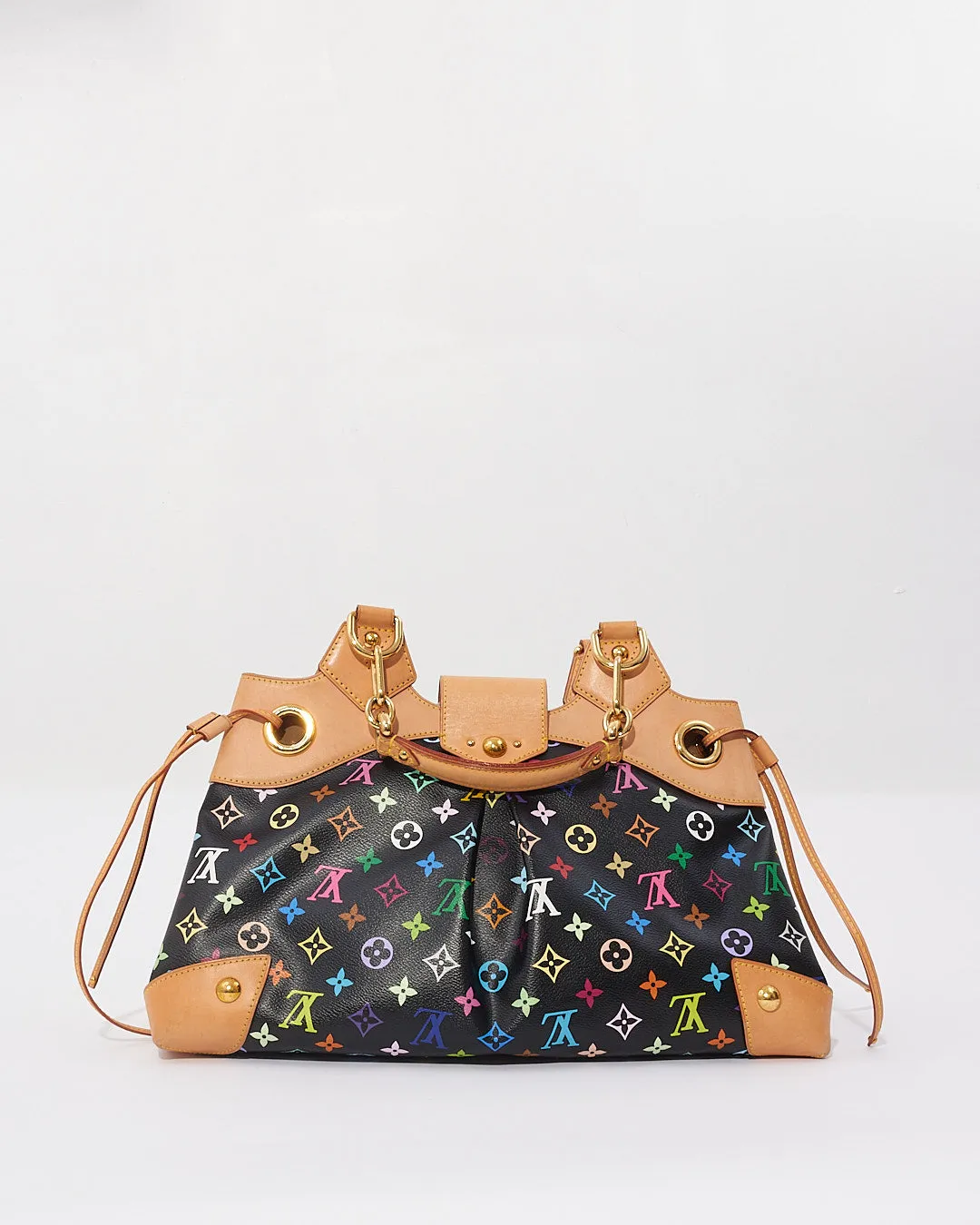 Louis Vuitton Monogram Black Multi Colour Ursula Shoulder Bag