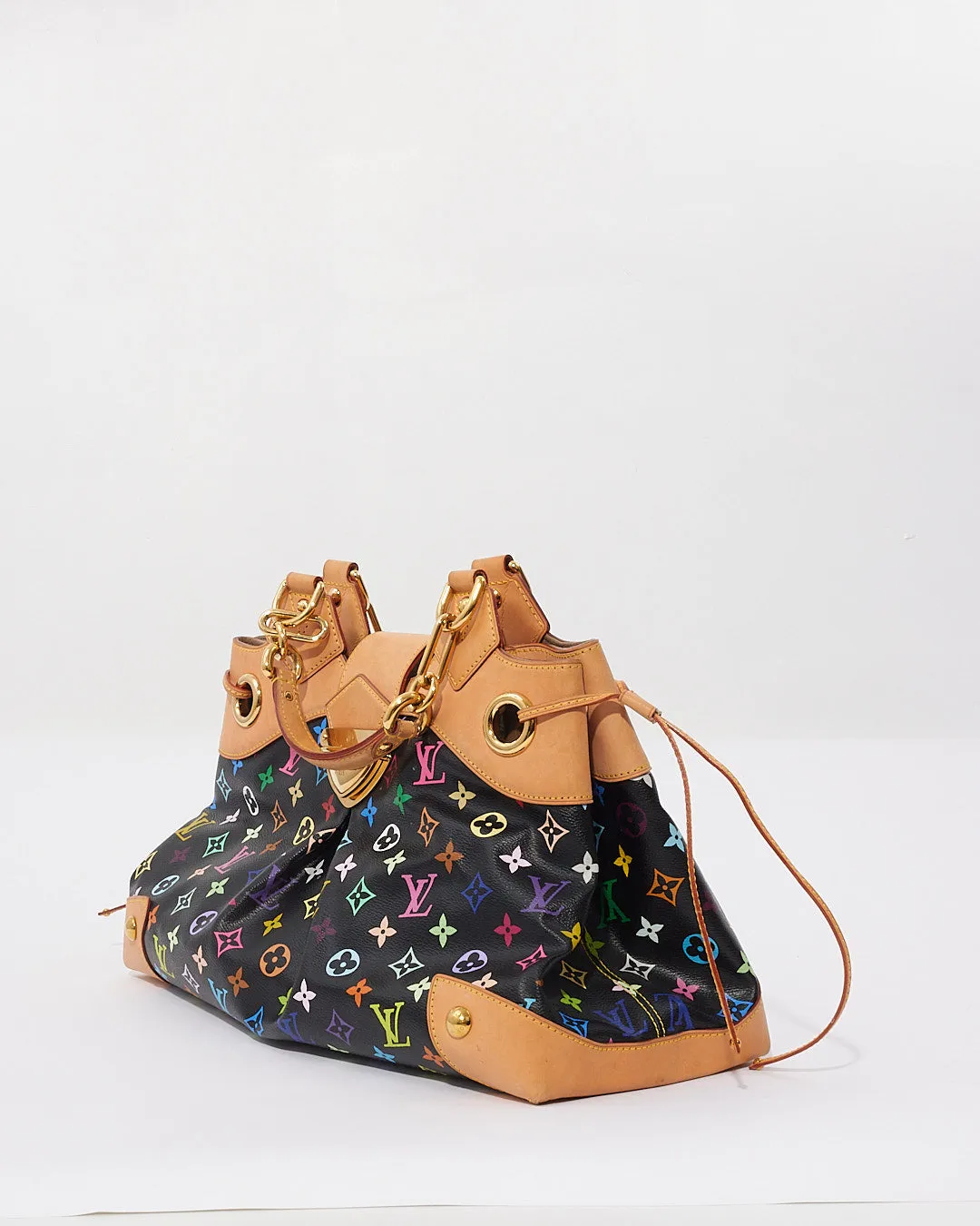Louis Vuitton Monogram Black Multi Colour Ursula Shoulder Bag