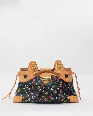 Louis Vuitton Monogram Black Multi Colour Ursula Shoulder Bag