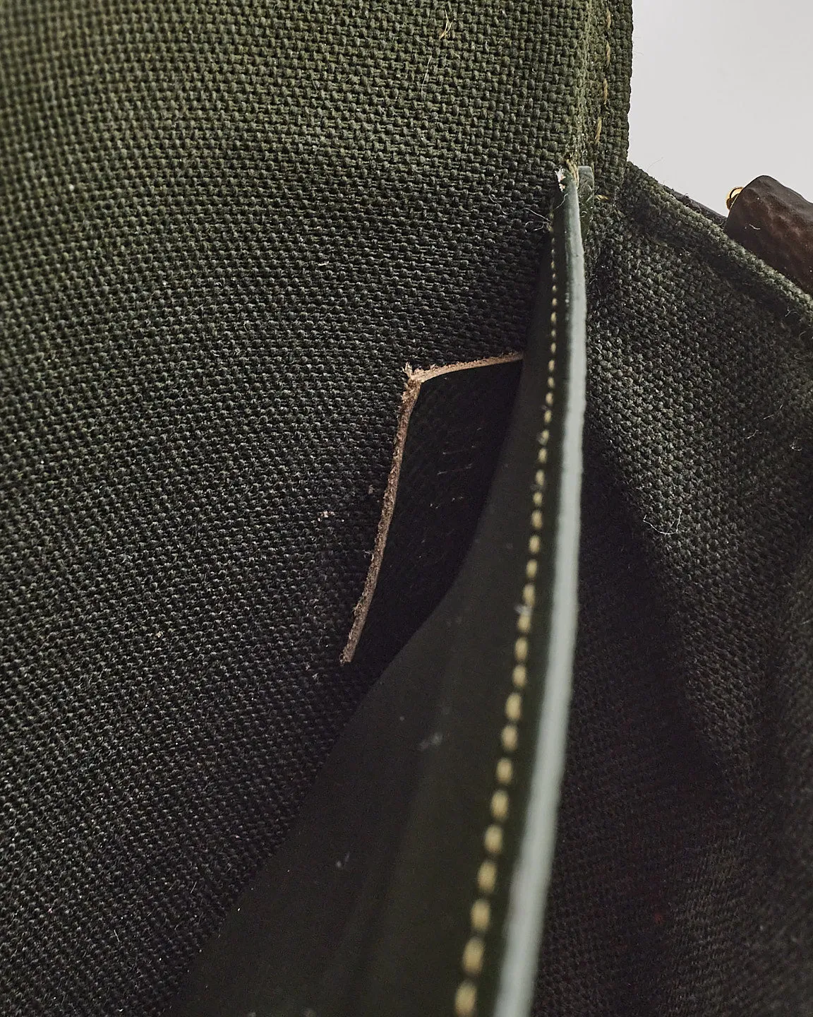 Louis Vuitton Monogram Canvas Félicie Strap & Go Crossbody with Khaki Strap