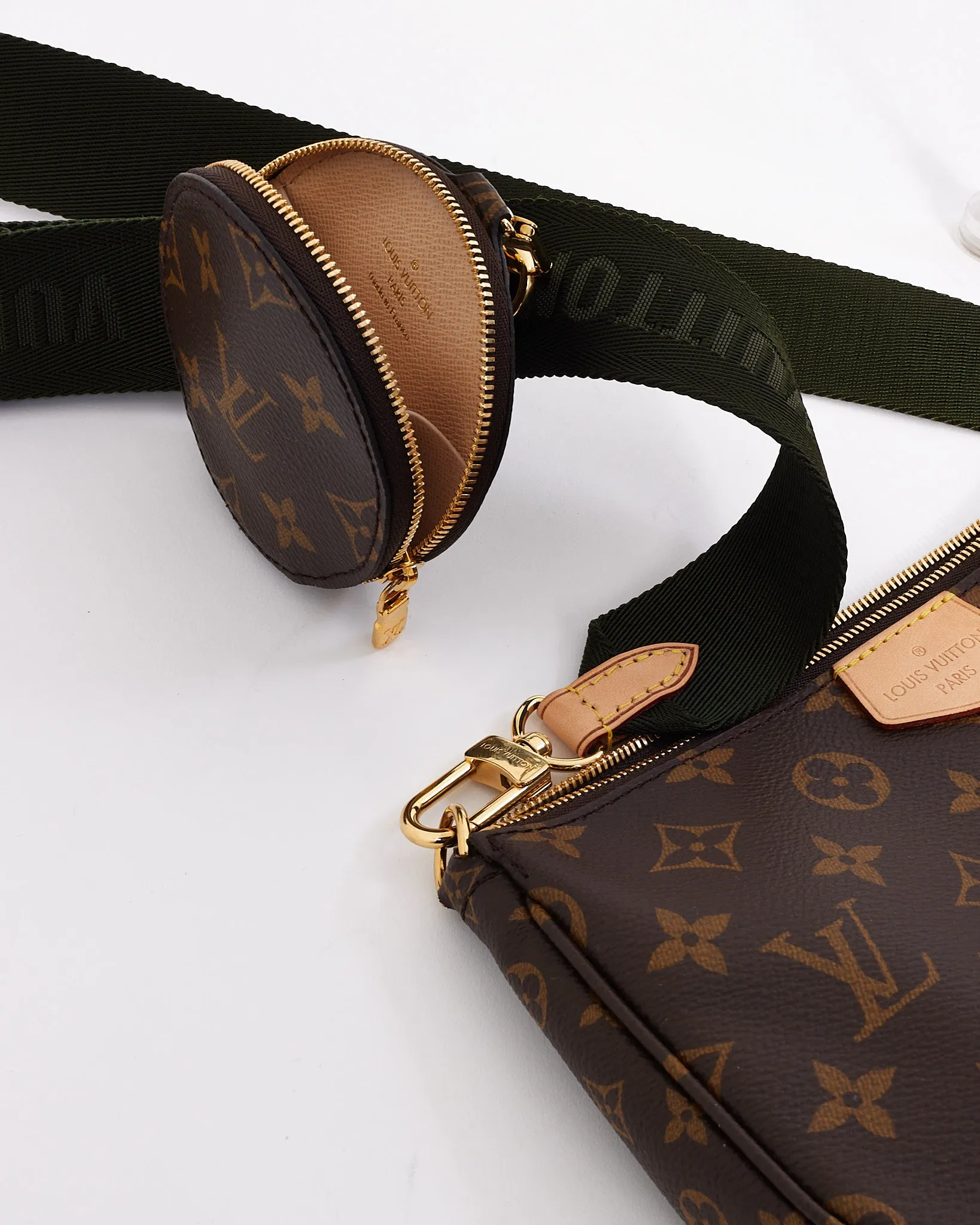 Louis Vuitton Monogram Canvas Green Multi Pochette Accessoire