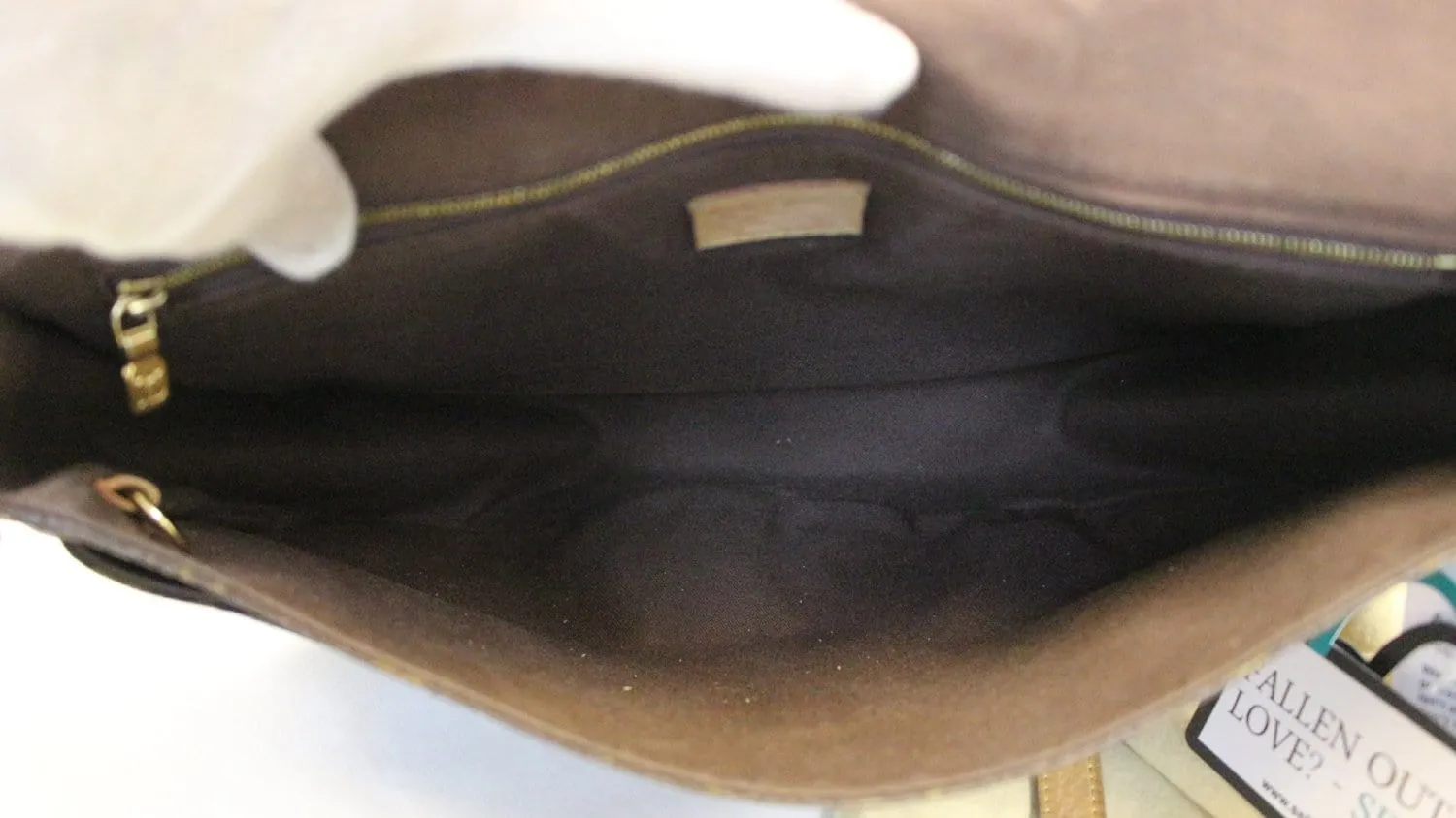 LOUIS VUITTON Monogram Canvas Menilmontant MM Crossbody Bag
