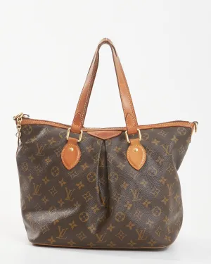 Louis Vuitton Monogram Canvas Palermo PM Zipper Tote Bag