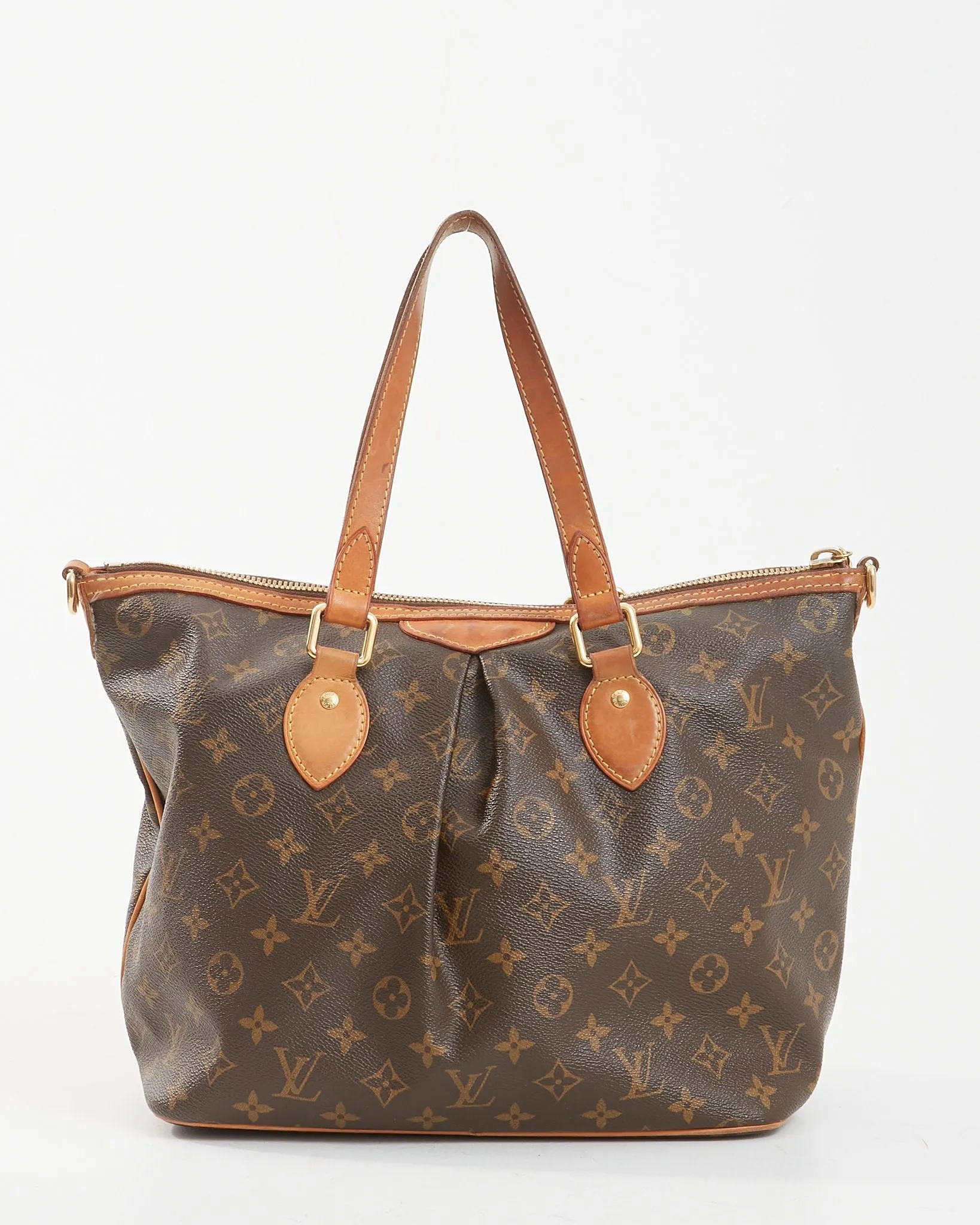 Louis Vuitton Monogram Canvas Palermo PM Zipper Tote Bag