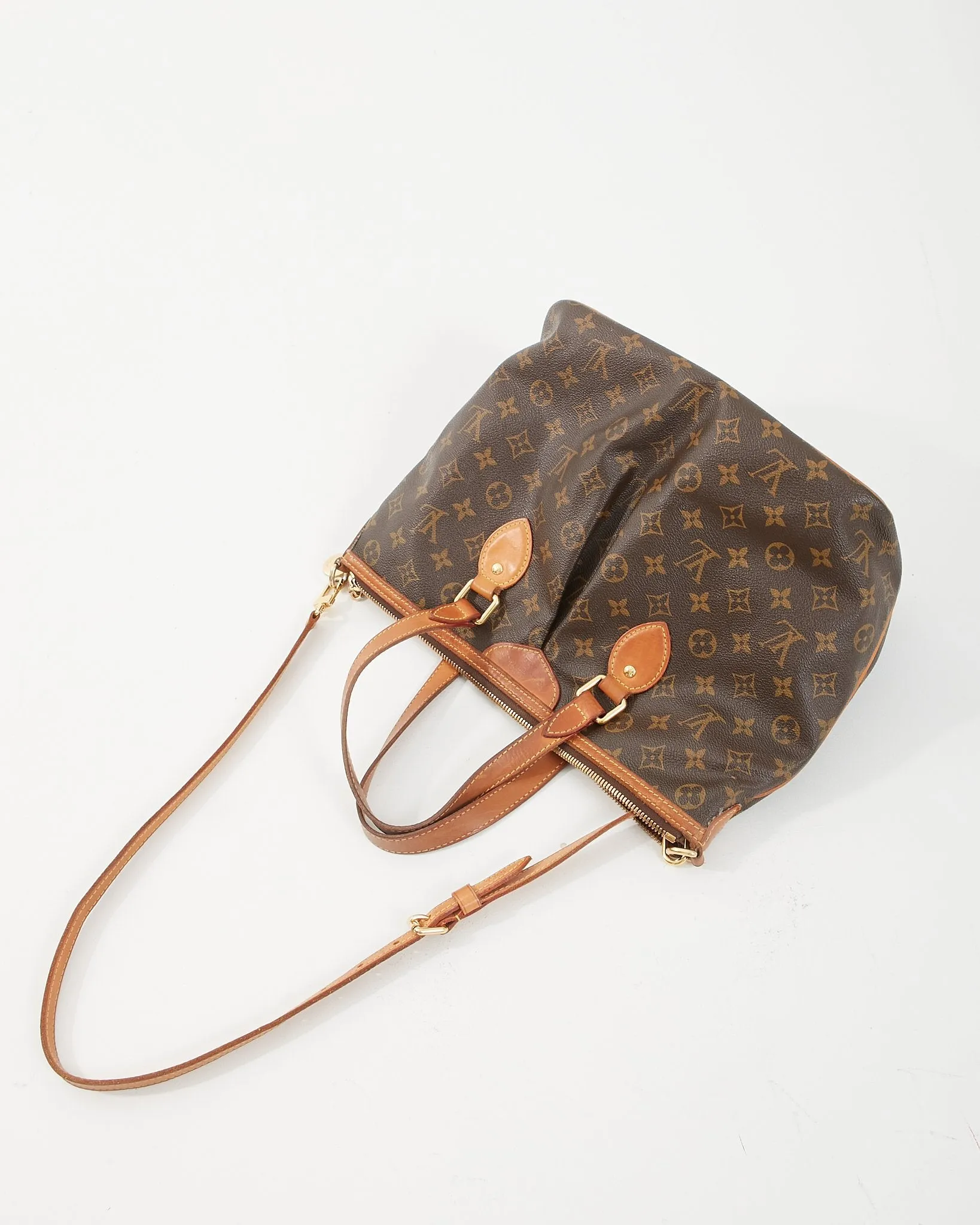 Louis Vuitton Monogram Canvas Palermo PM Zipper Tote Bag
