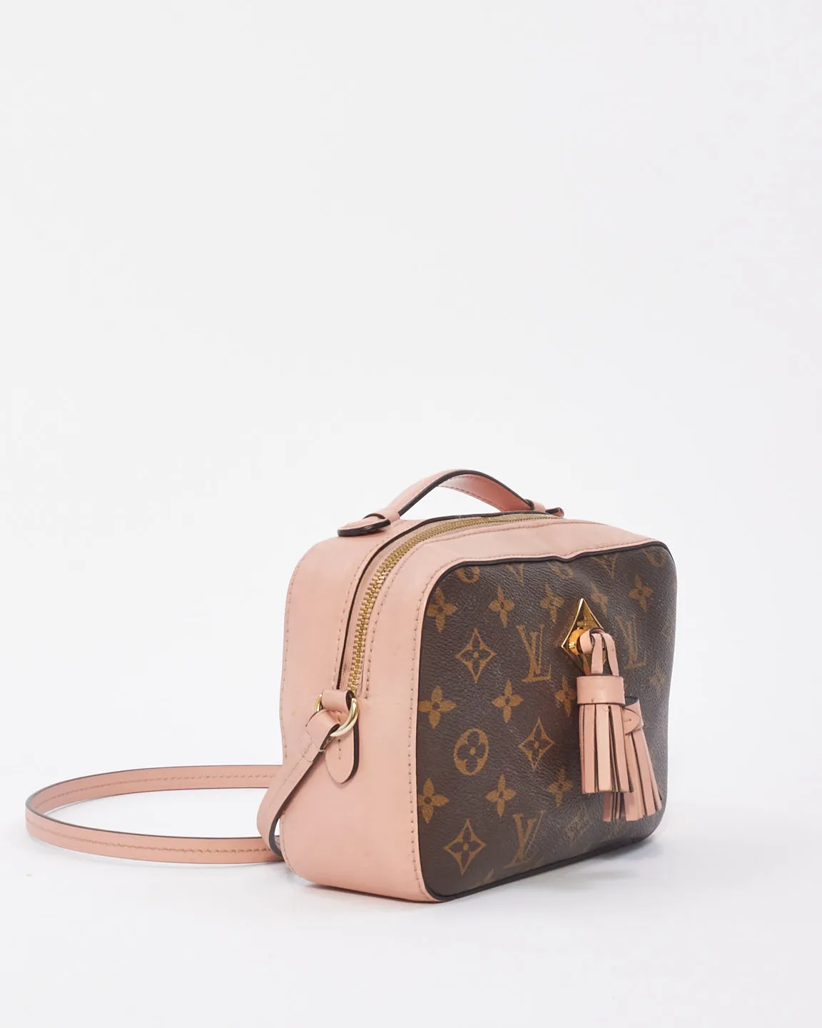 Louis Vuitton Monogram Canvas Rose Poudre Saintonge Crossbody Bag