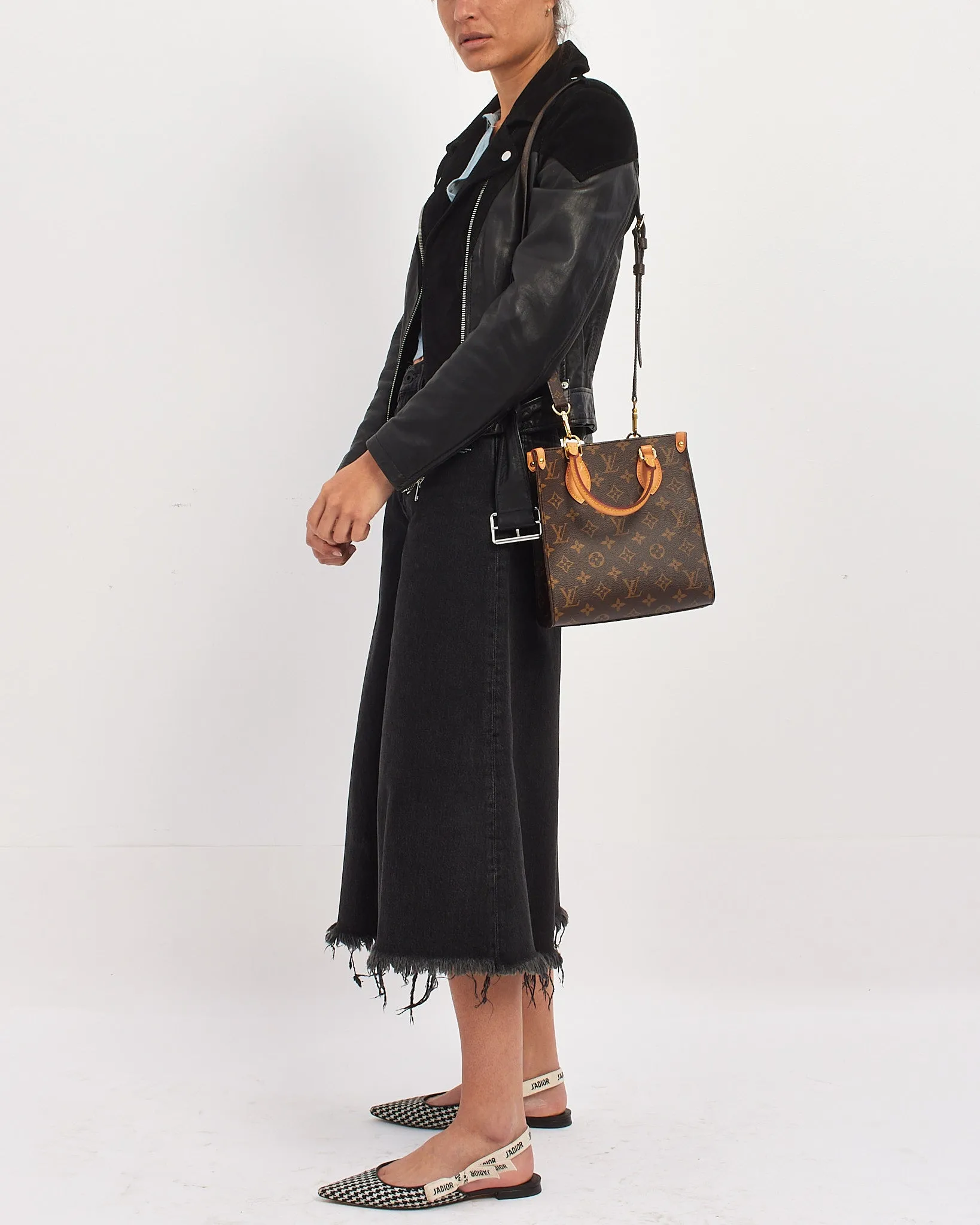 Louis Vuitton Monogram Canvas Sac Plat BB with Strap