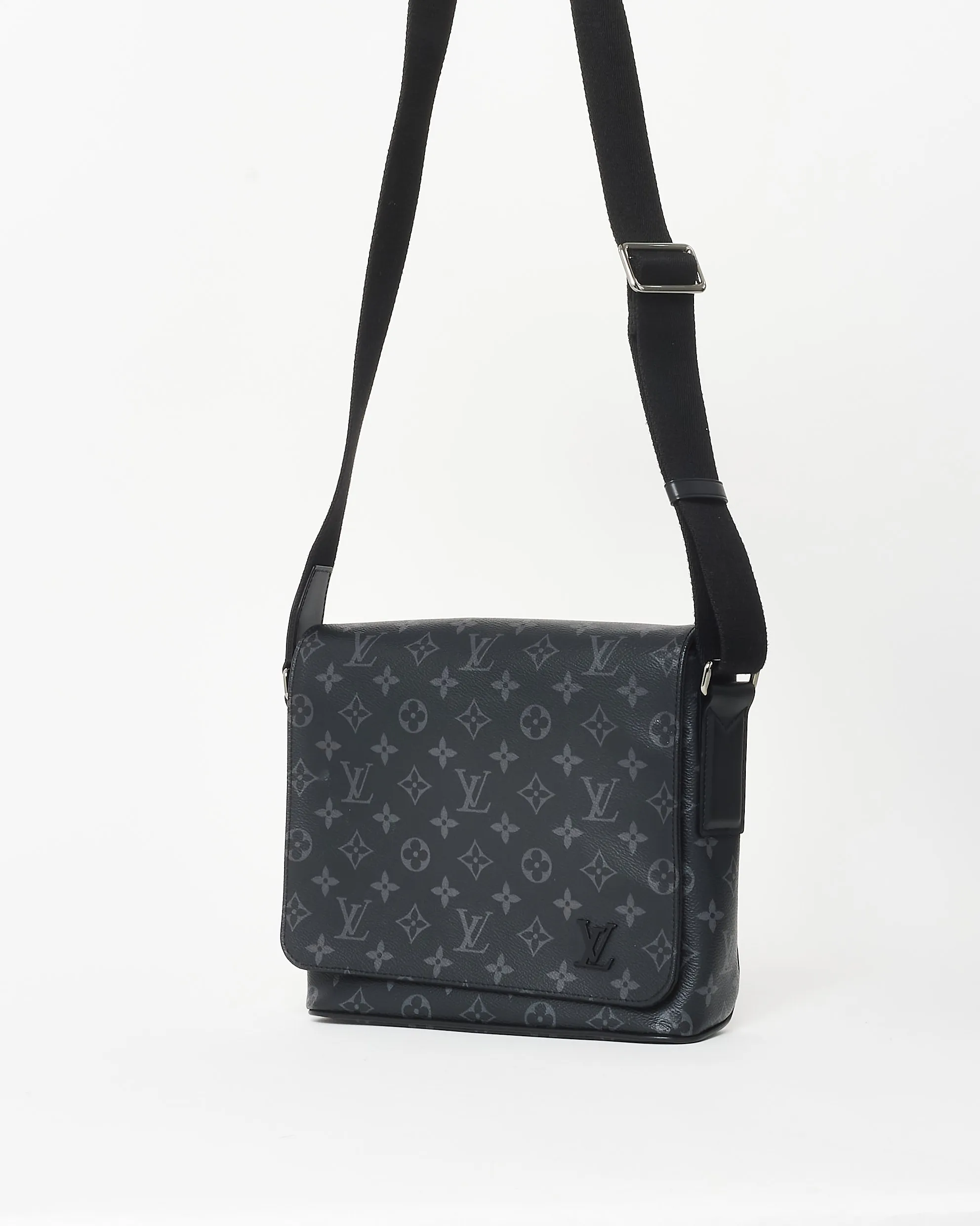 Louis Vuitton Monogram Coated Canvas Eclipse District PM Crossbody Bag