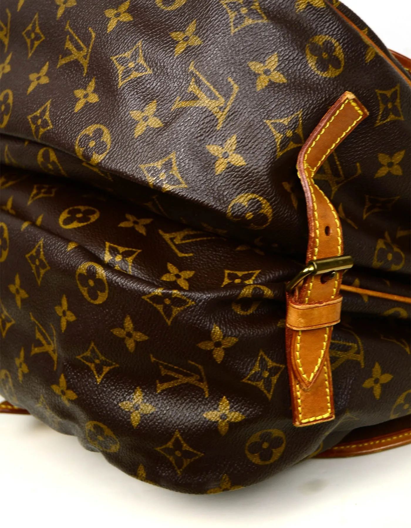 Louis Vuitton Monogram Saumur 35 Double Saddle Messenger Bag