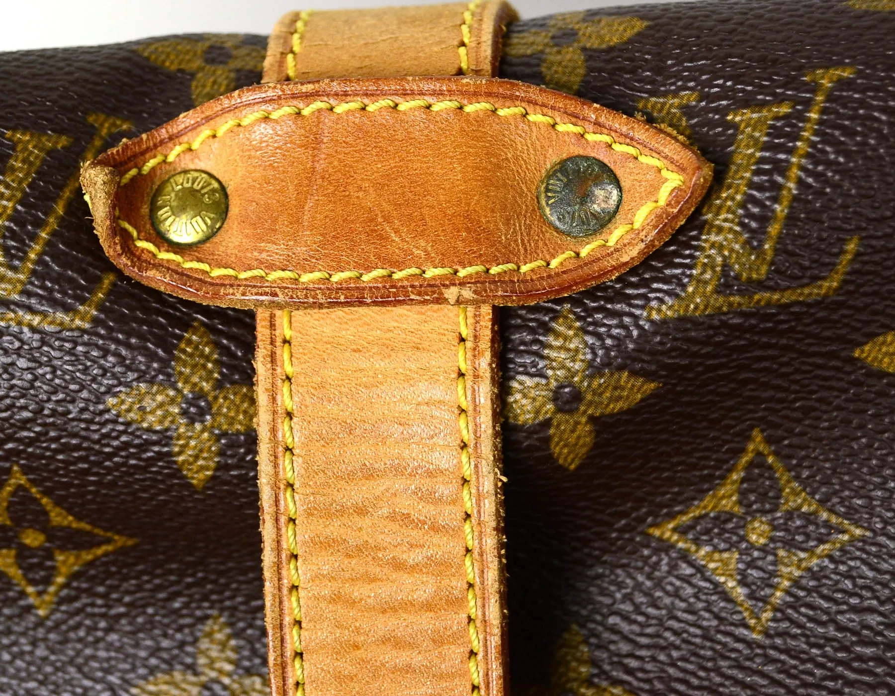 Louis Vuitton Monogram Saumur 35 Double Saddle Messenger Bag