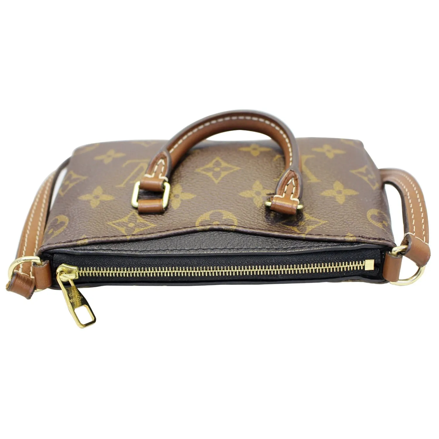 LOUIS VUITTON Nano Pallas Monogram Canvas Shoulder Crossbody Bag - 20% OFF