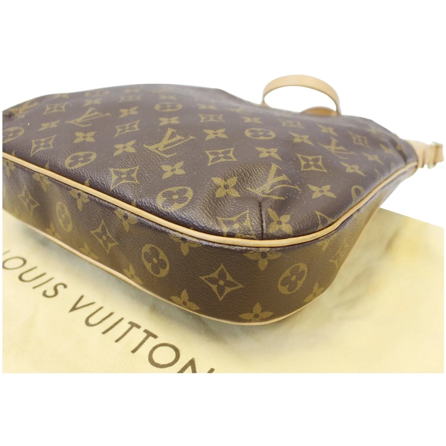 LOUIS VUITTON Odeon MM Monogram Canvas Shoulder Crossbody Bag Brown
