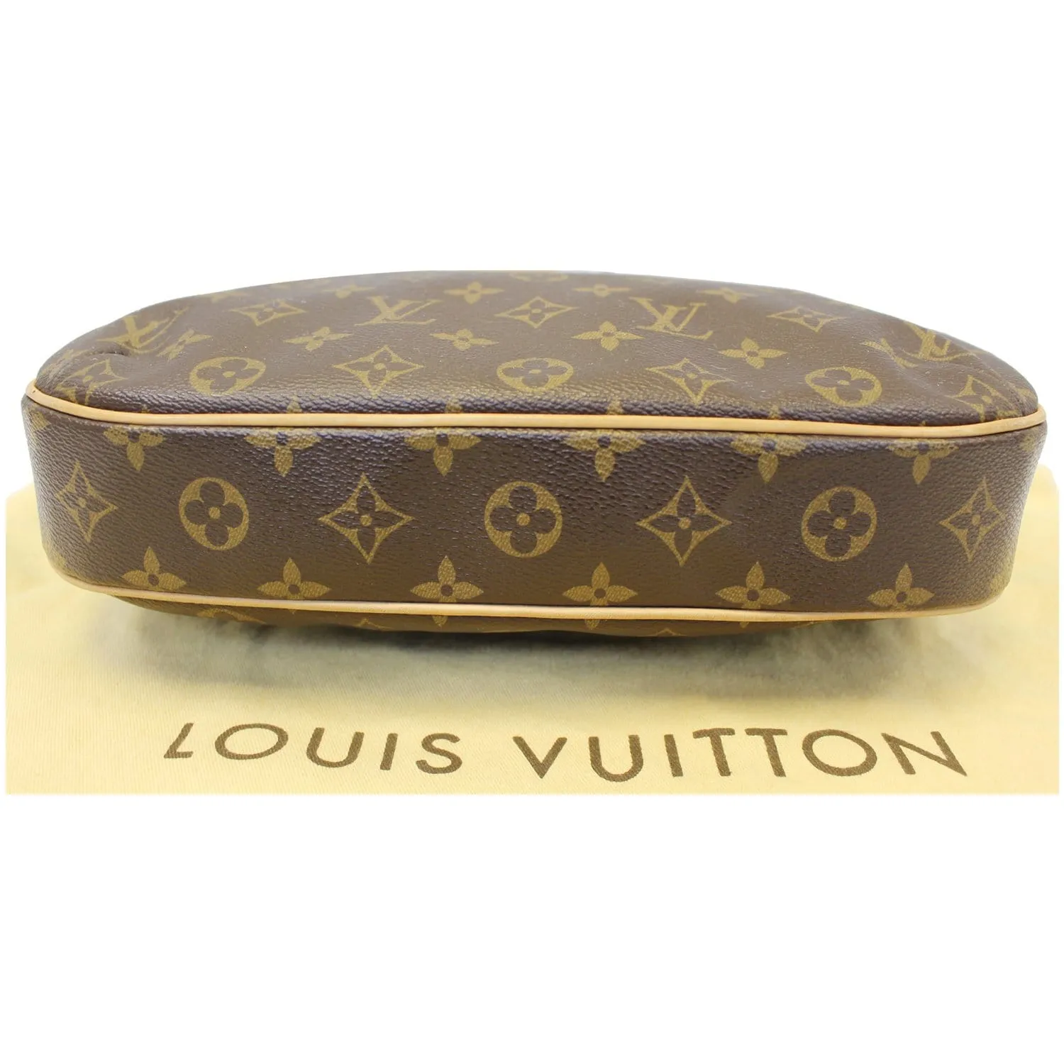 LOUIS VUITTON Odeon MM Monogram Canvas Shoulder Crossbody Bag Brown