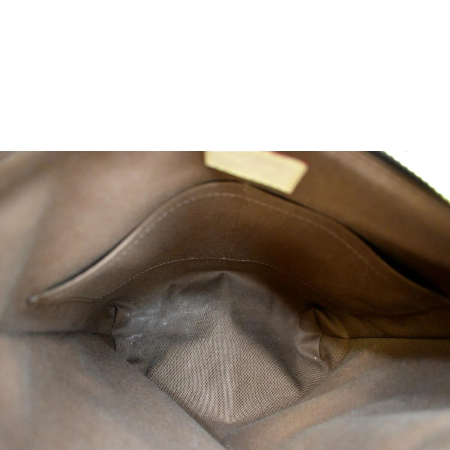 LOUIS VUITTON Odeon PM Monogram Canvas Crossbody Bag Brown