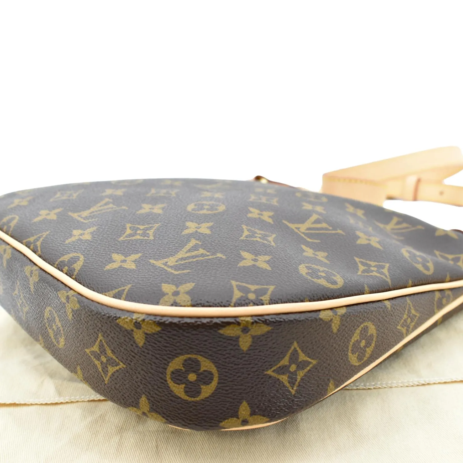 LOUIS VUITTON Odeon PM Monogram Canvas Crossbody Bag Brown