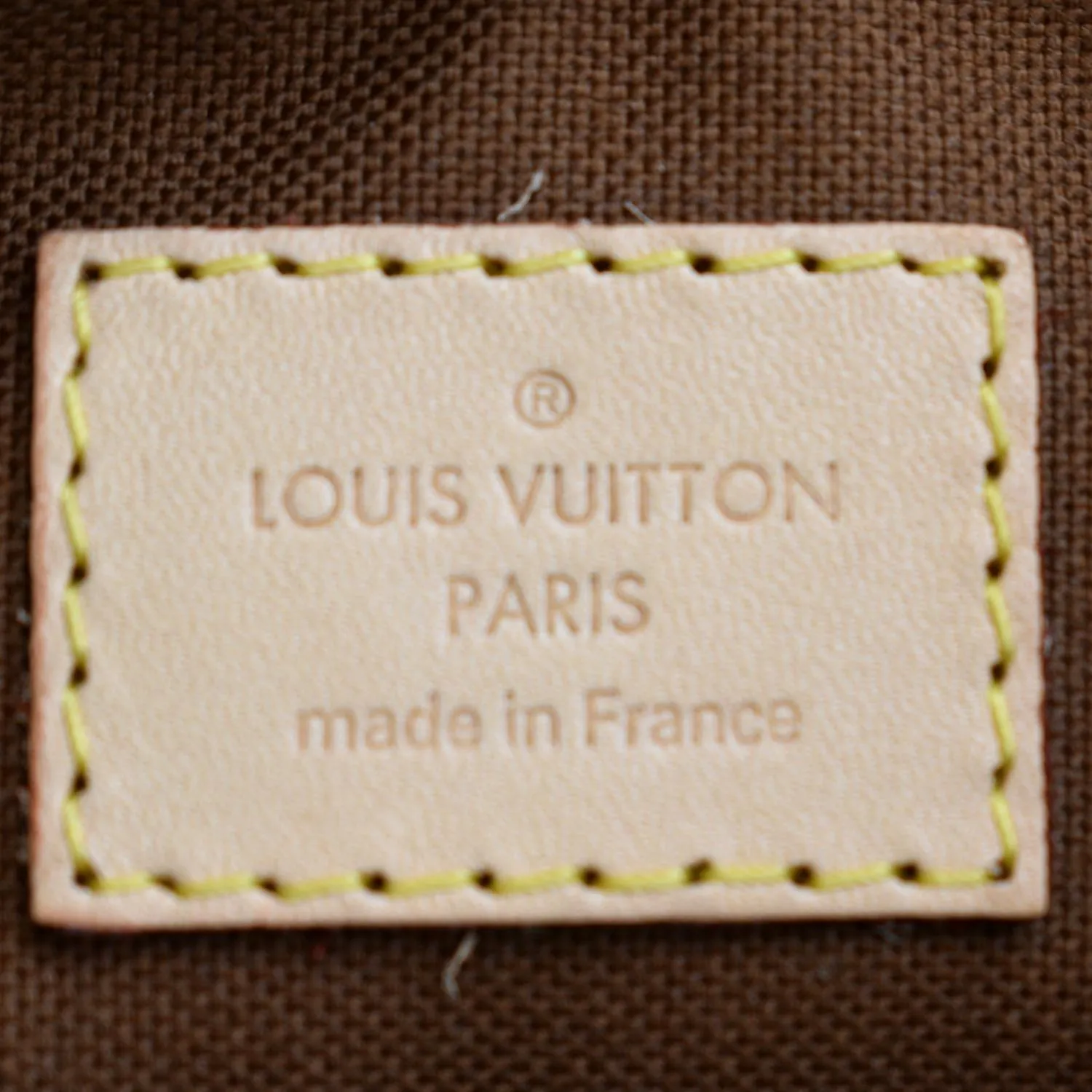 LOUIS VUITTON Odeon PM Monogram Canvas Crossbody Bag Brown