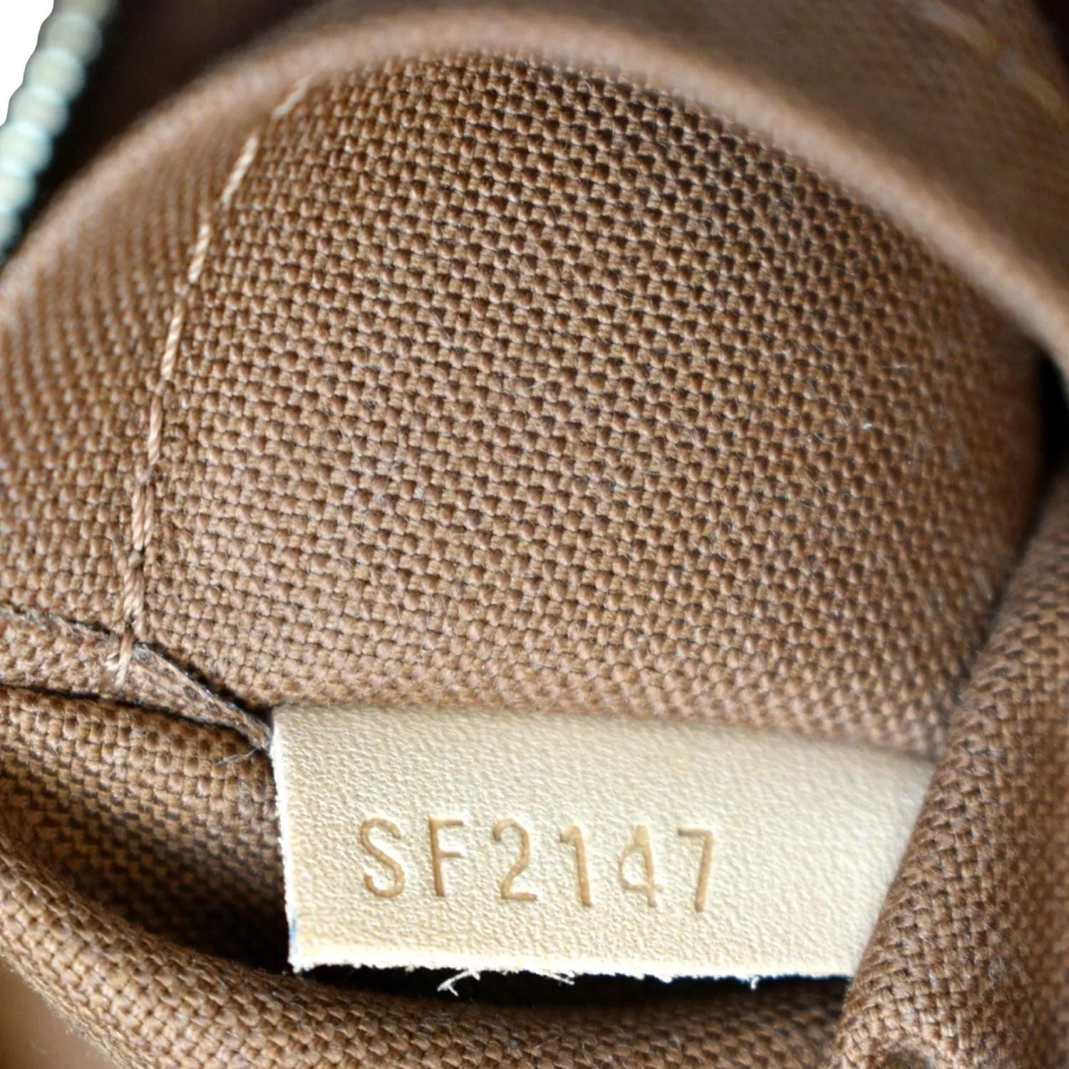 LOUIS VUITTON Odeon PM Monogram Canvas Crossbody Bag Brown