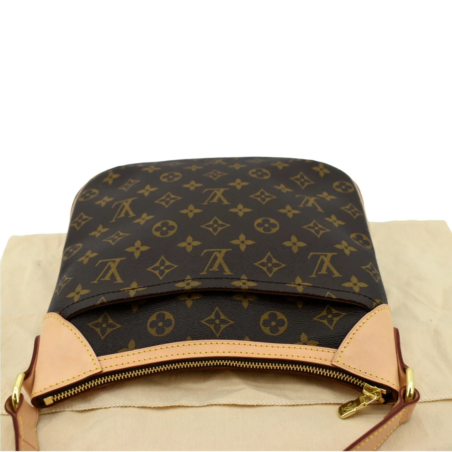 LOUIS VUITTON Odeon PM Monogram Canvas Crossbody Bag Brown