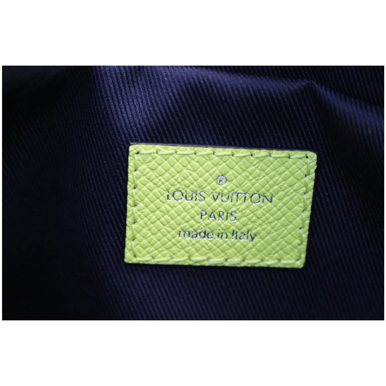 LOUIS VUITTON Outdoor Taiga Monogram Bahia Bumbag Lime Green