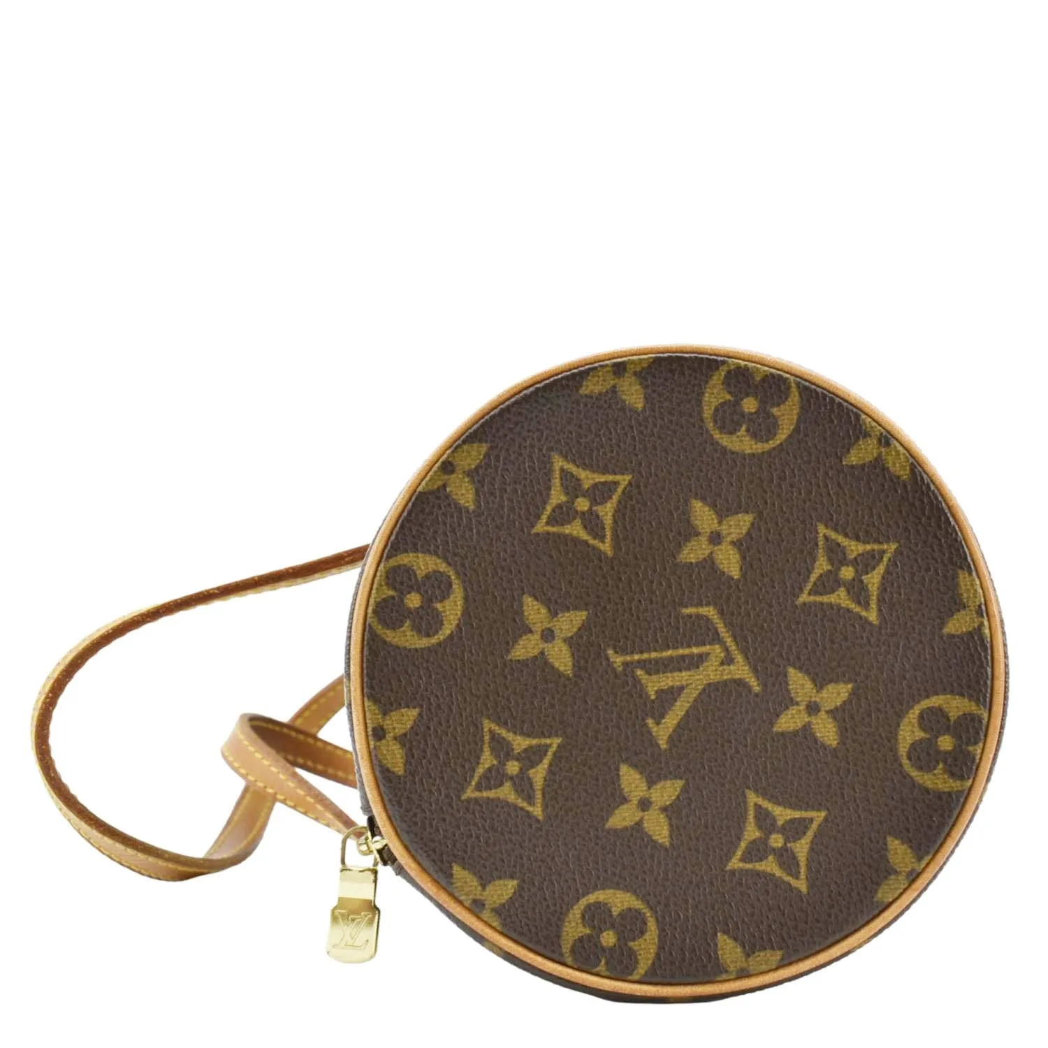 LOUIS VUITTON Papillon 26 Monogram Canvas Satchel Bag Brown
