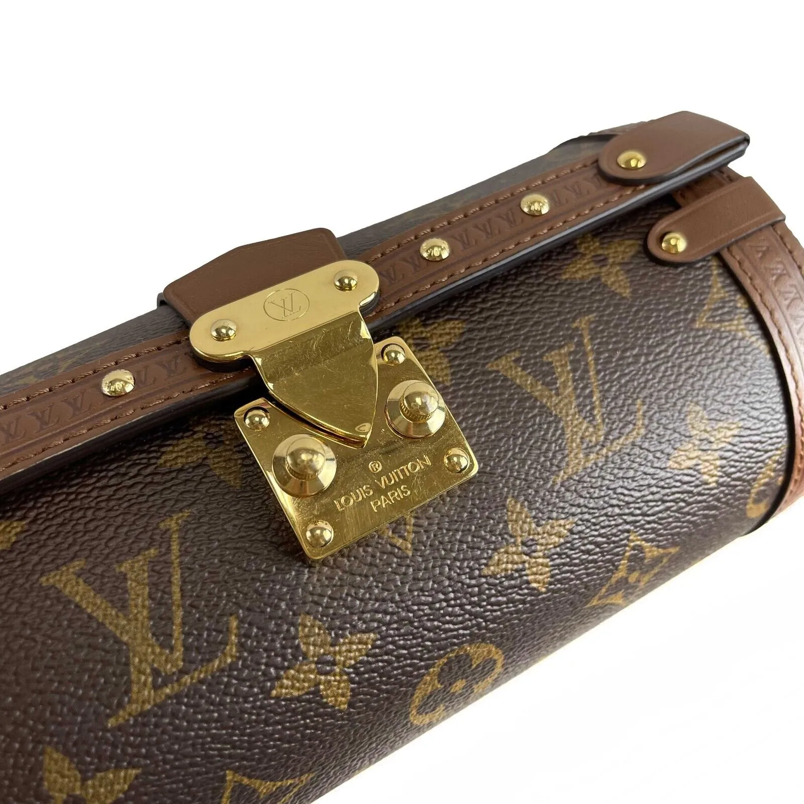 Louis Vuitton Papillon Trunk Monogram Canvas Brown Crossbody Handbag