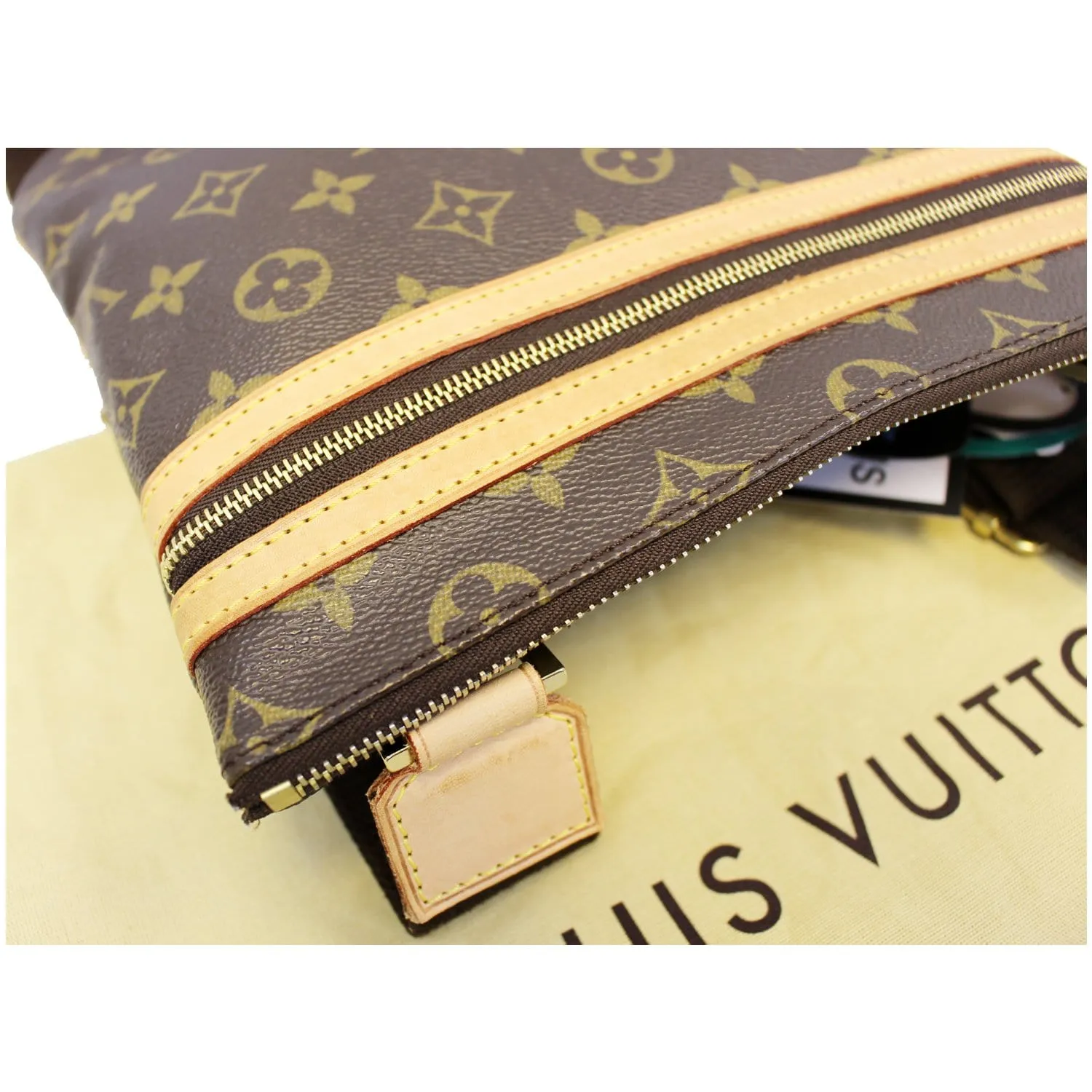 LOUIS VUITTON Pochette Bosphore Monogram Canvas Crossbody Bag
