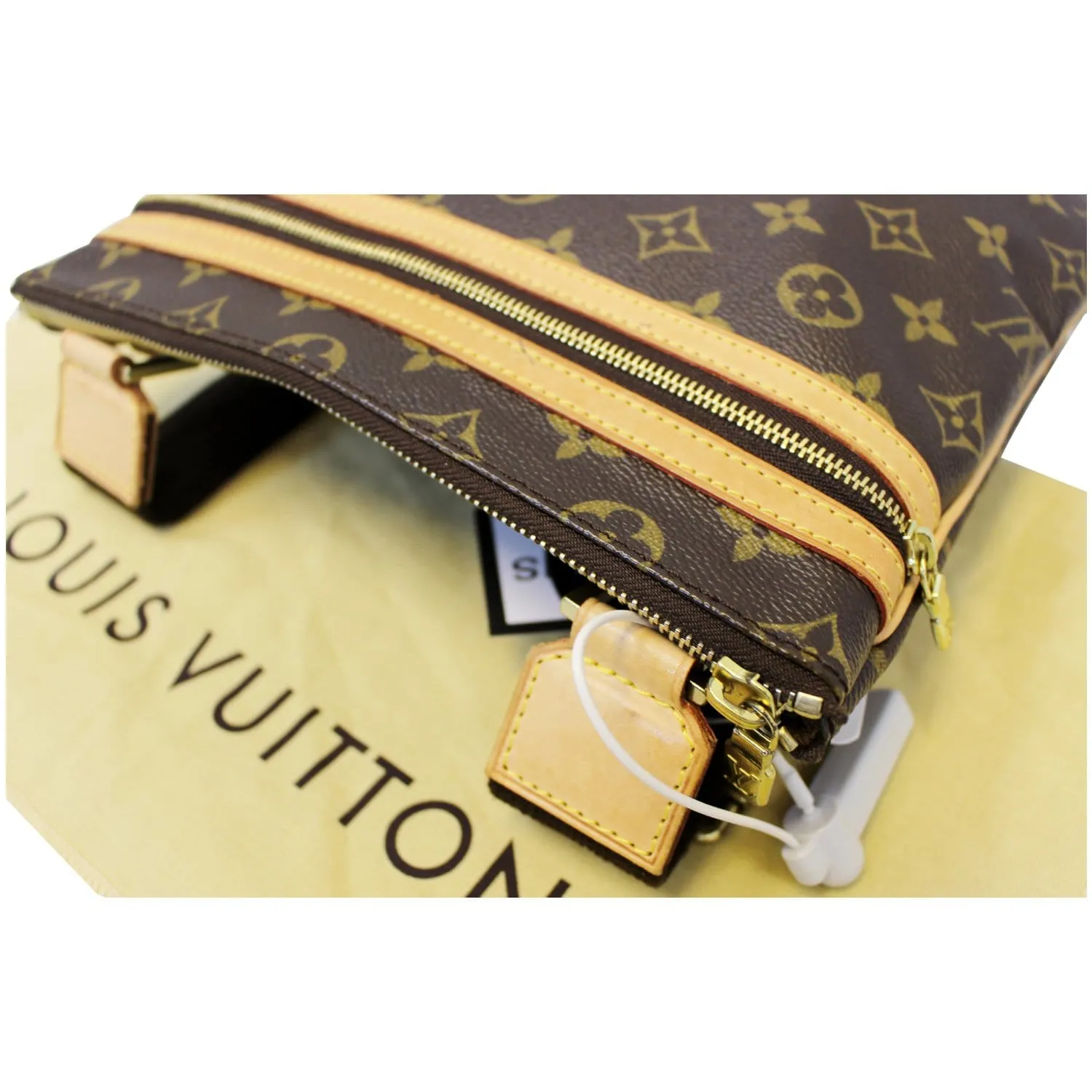 LOUIS VUITTON Pochette Bosphore Monogram Canvas Crossbody Bag